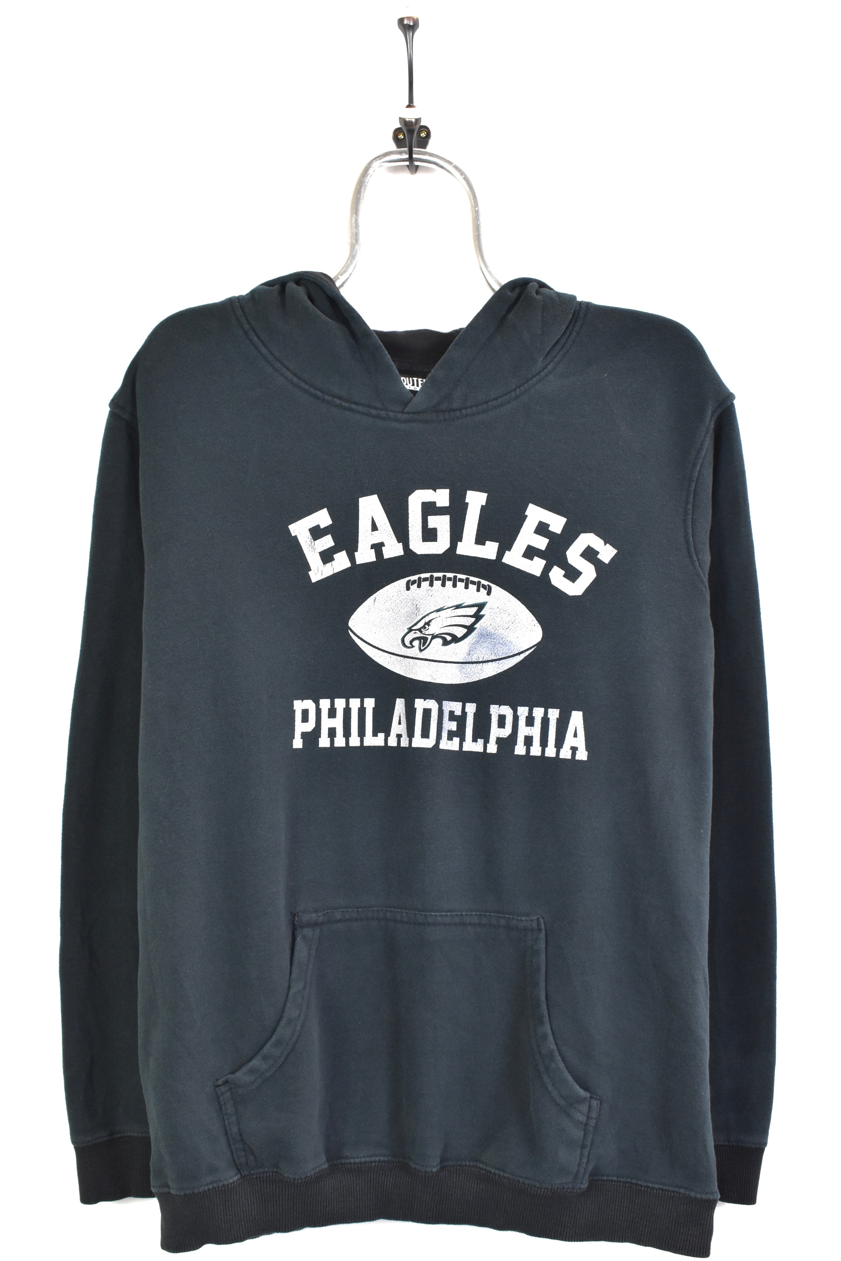 Vintage NFL Philadelphia Eagles black hoodie | Large PRO SPORT