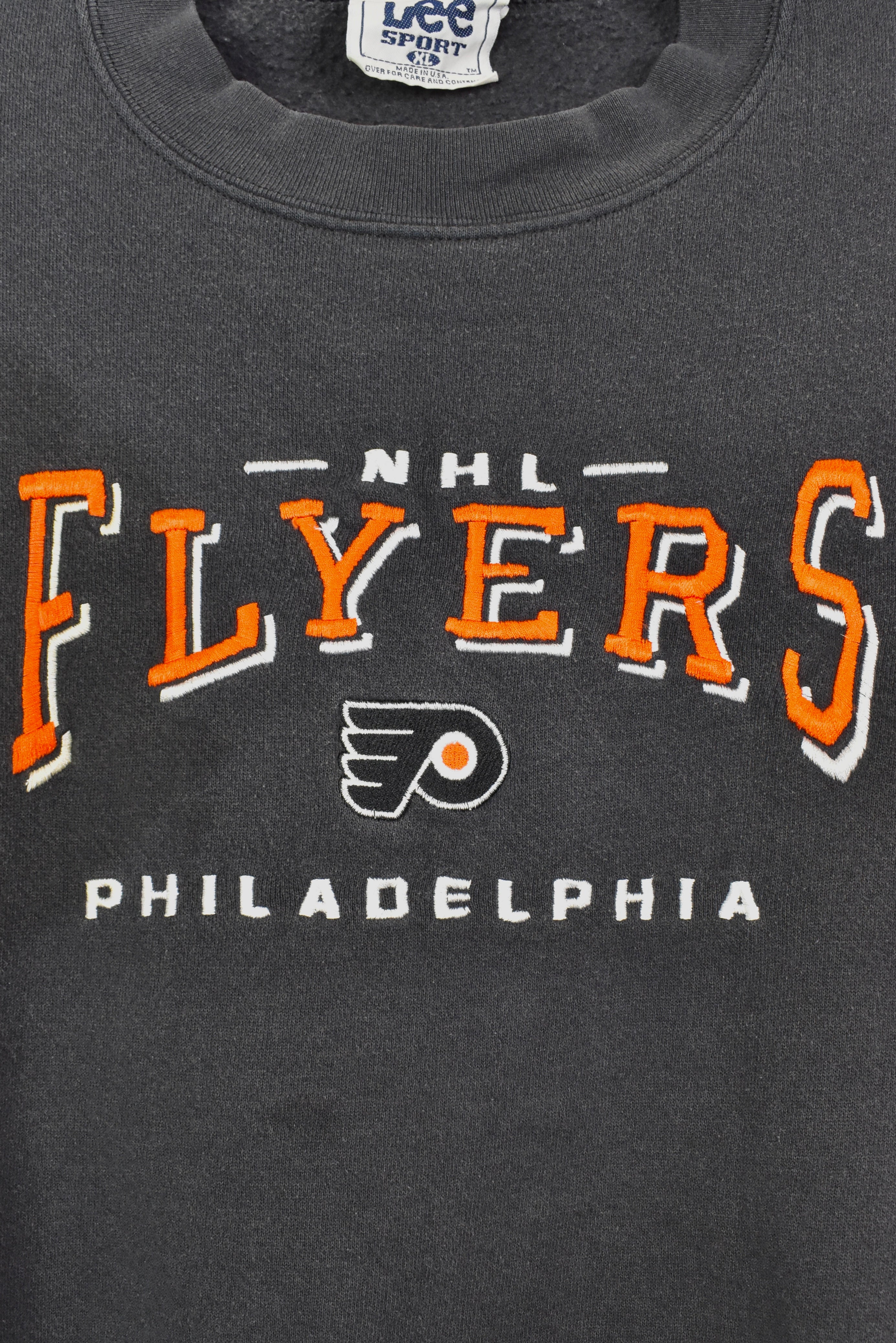Vintage NHL Philadelphia Flyers Lee Sport Embroidered Crewneck Sweatshirt