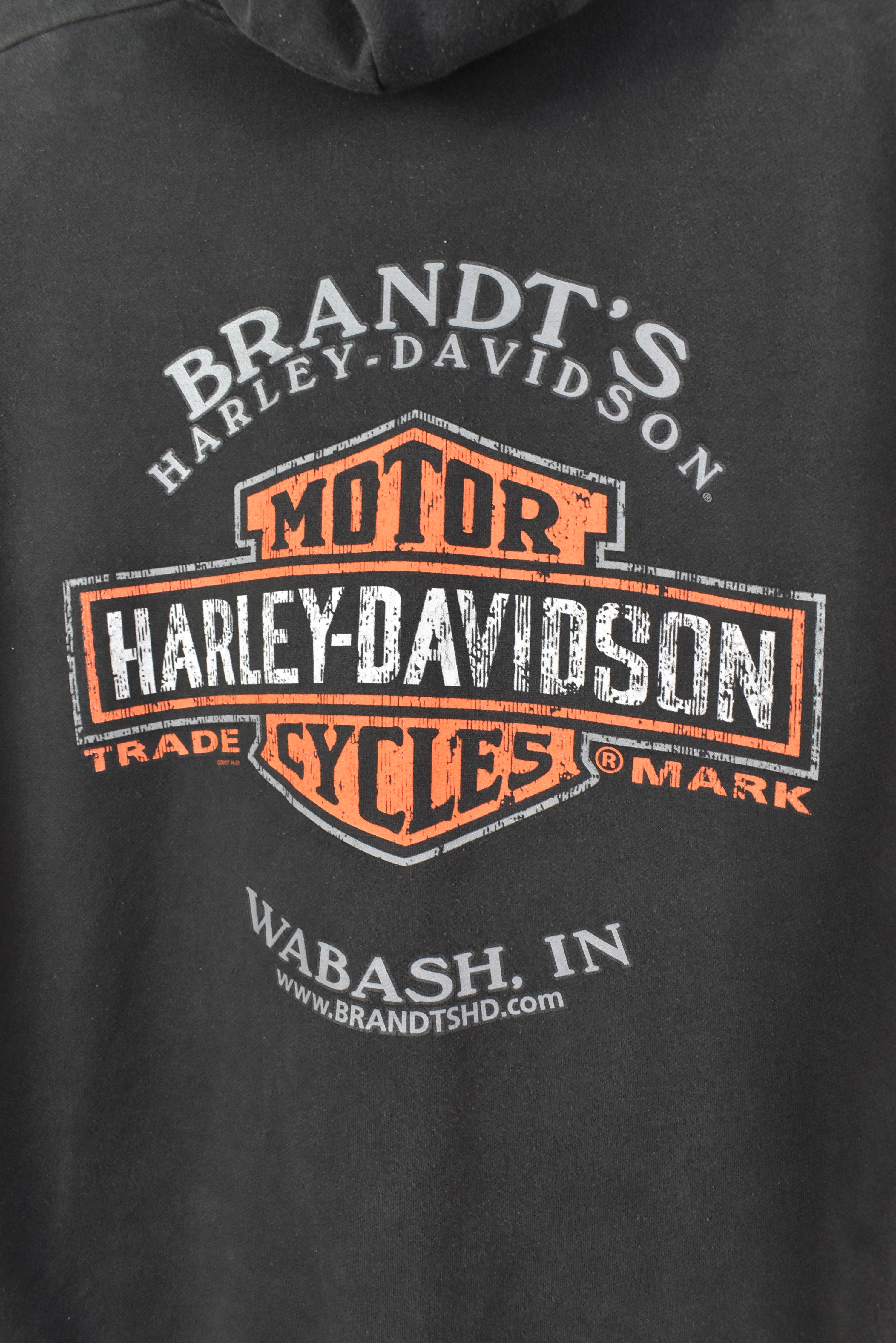 MODERN HARLEY DAVIDSON BLACK HOODIE | XXL HARLEY DAVIDSON