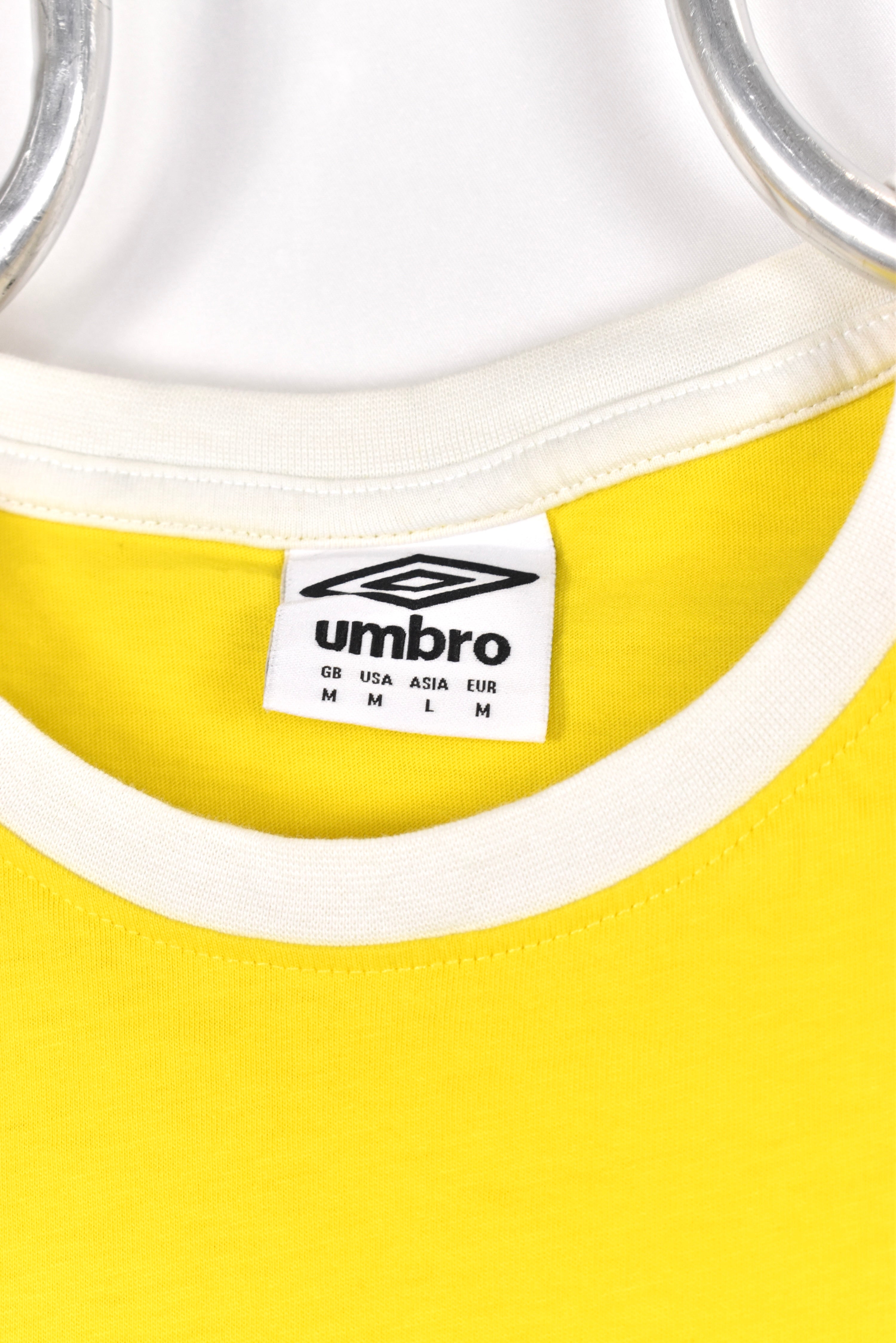 Women's vintage Umbro shirt, yellow graphic tee - AU M NIKE