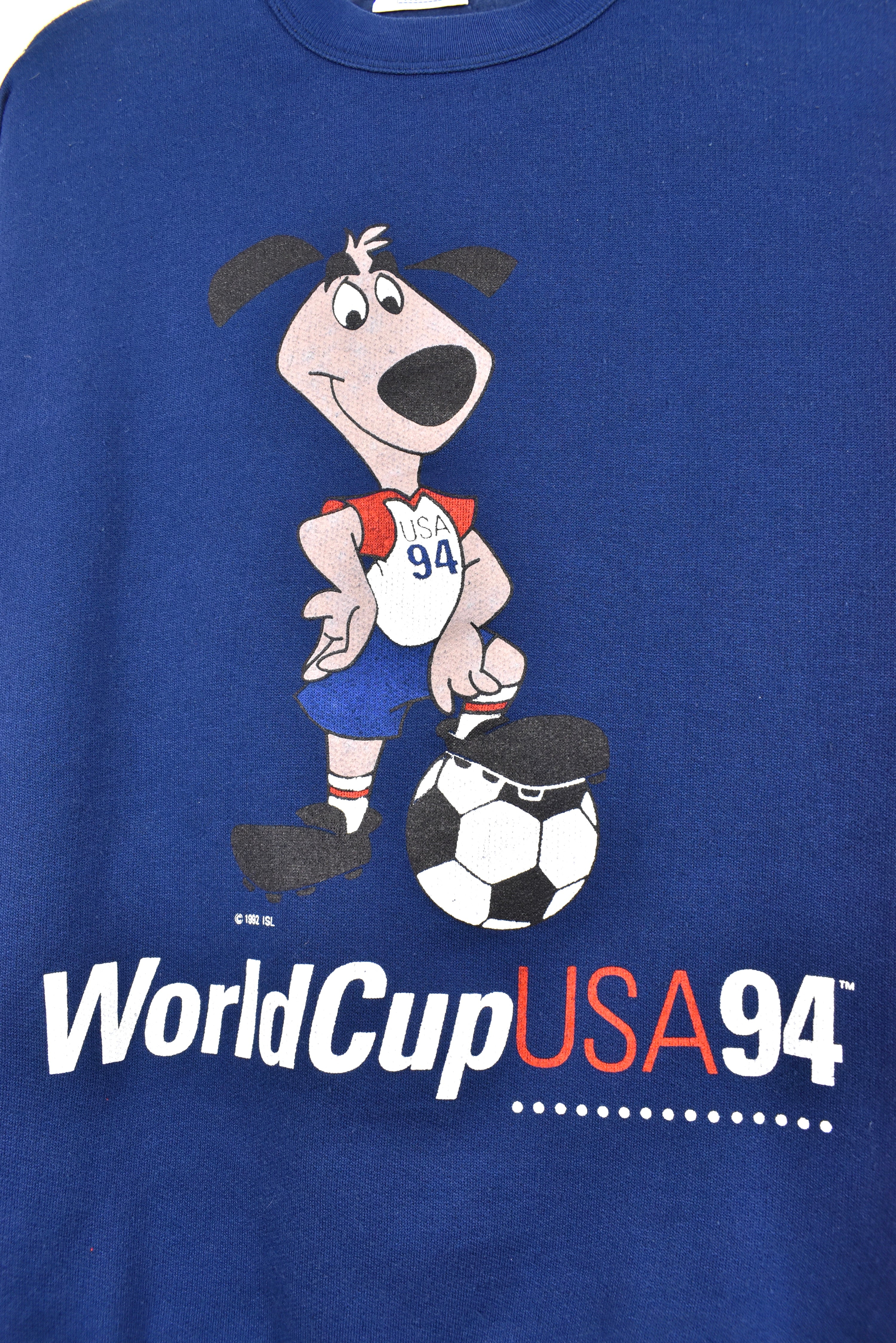 Vintage World Cup sweatshirt, 1994 USA soccer blue crewneck - AU Small PRO SPORT