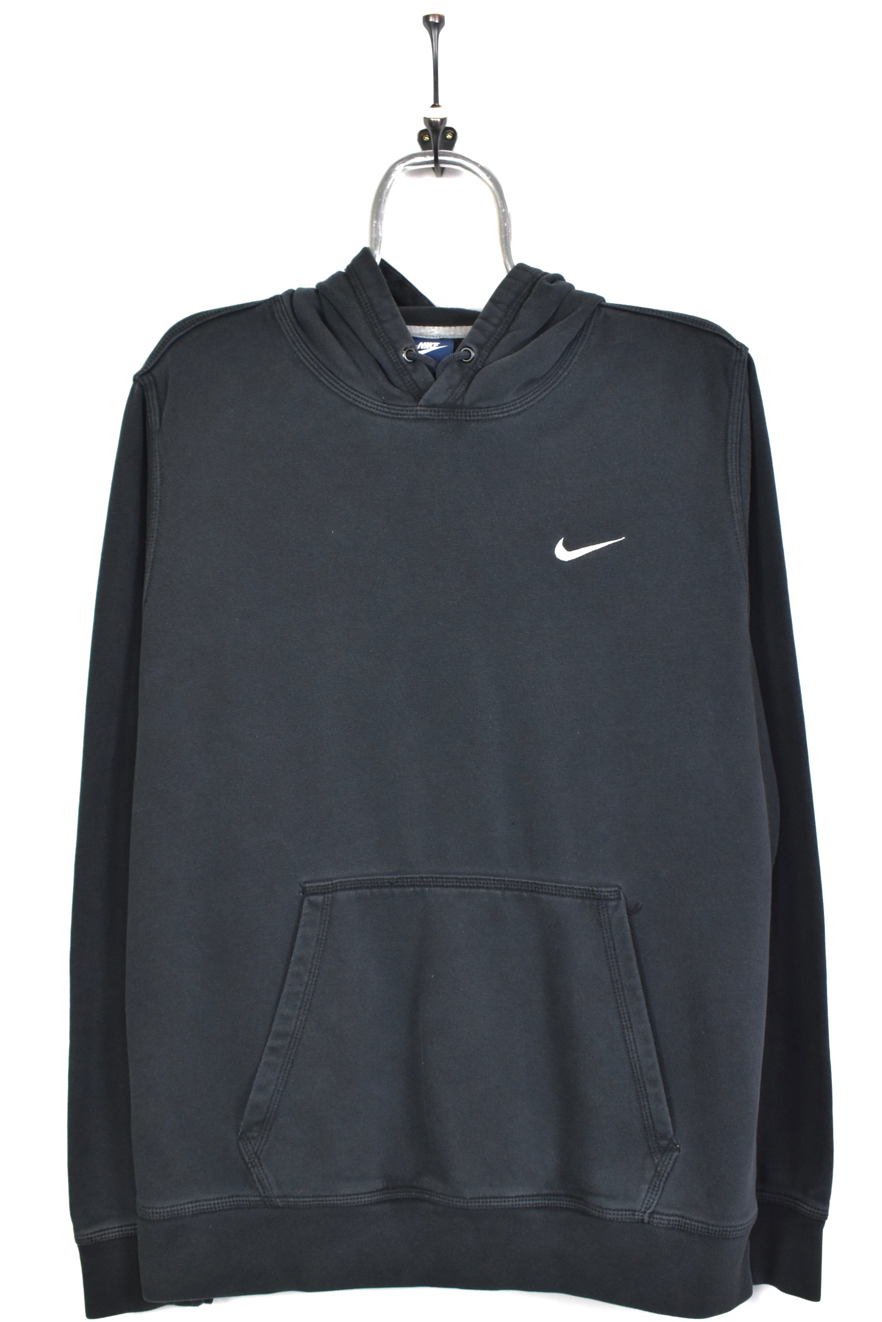 Vintage Nike embroidered black hoodie | Large NIKE