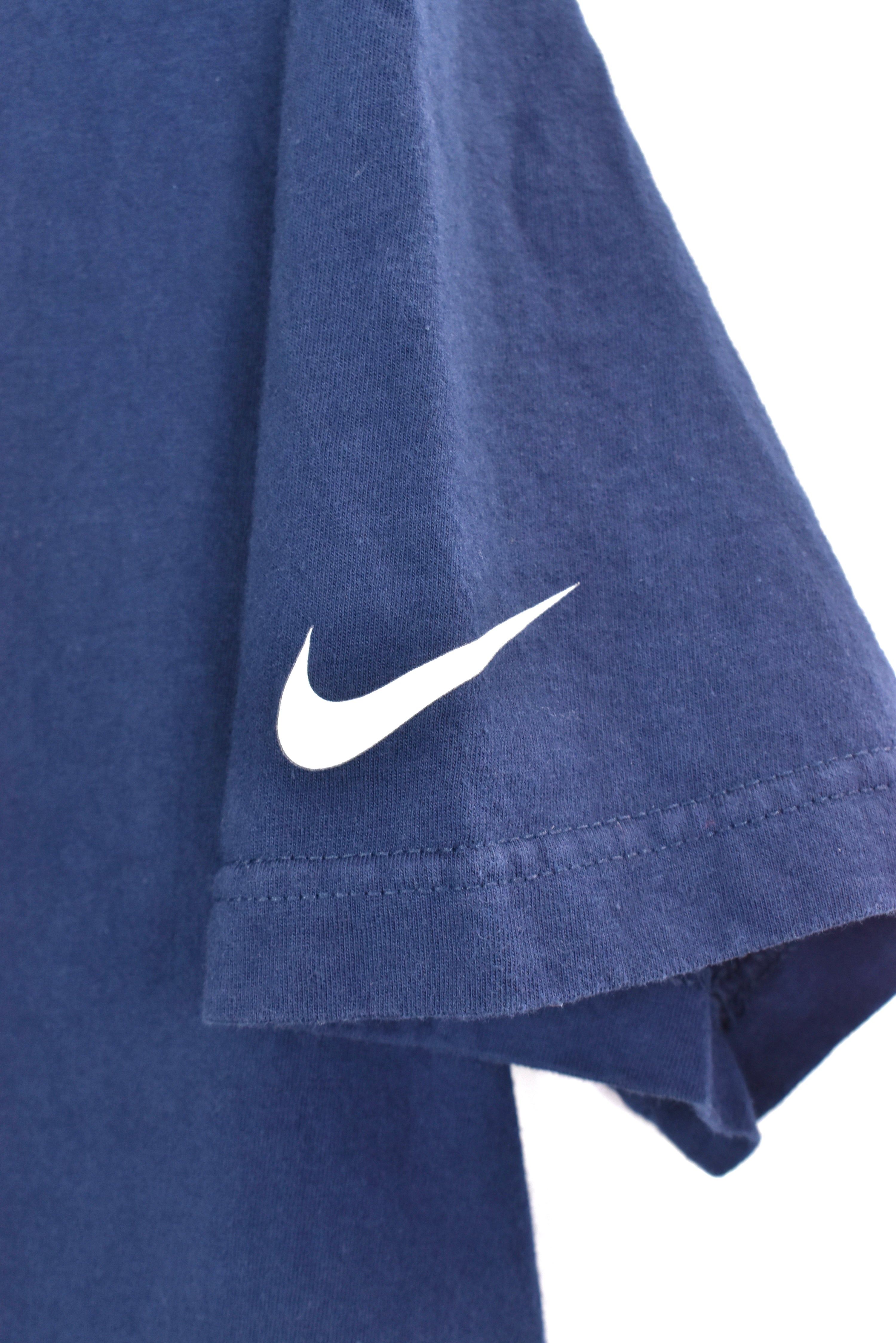 Modern Nike shirt , short sleeve navy blue graphic tee - AU L NIKE