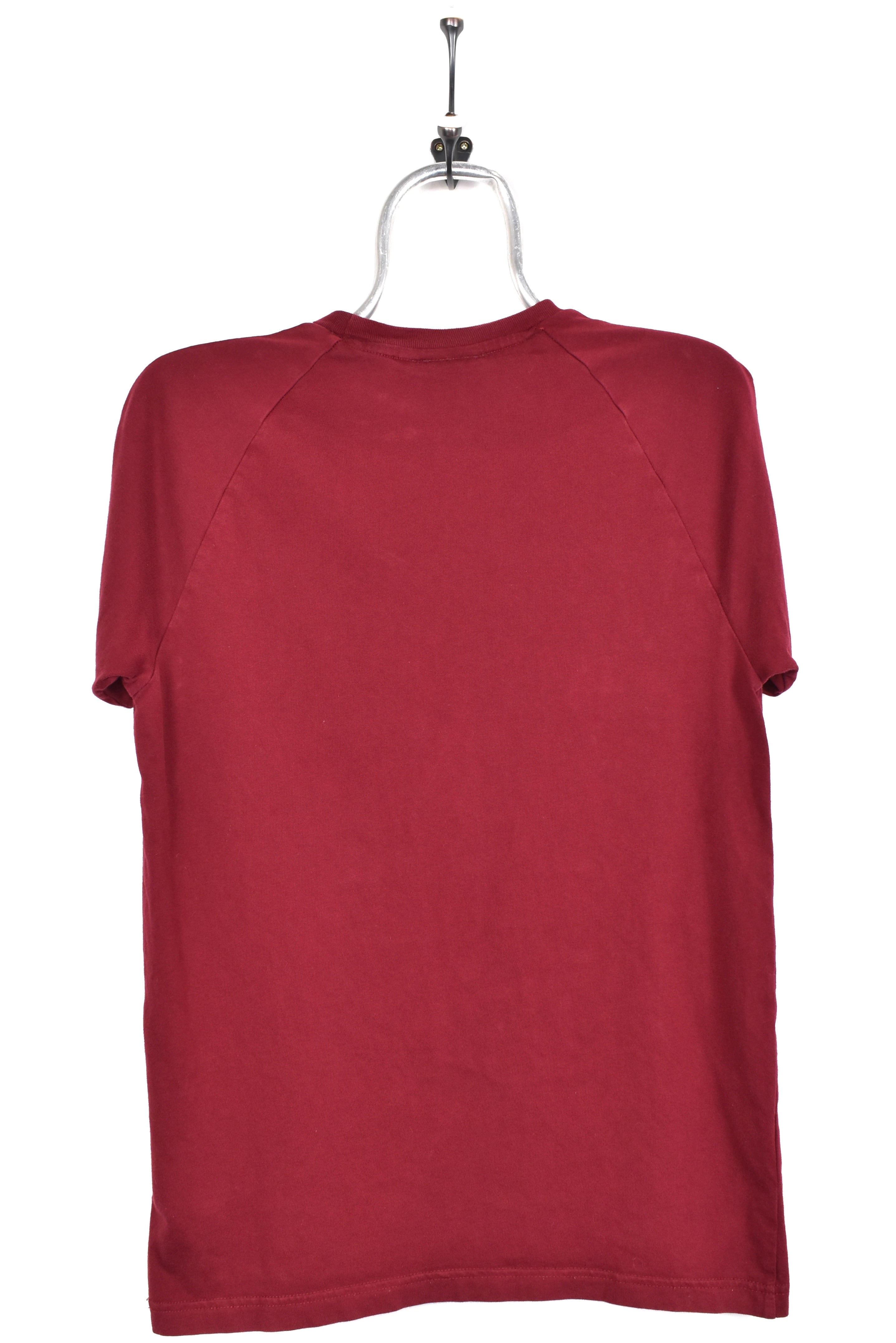 Vintage Adidas shirt, burgundy embroidered tee - AU S ADIDAS