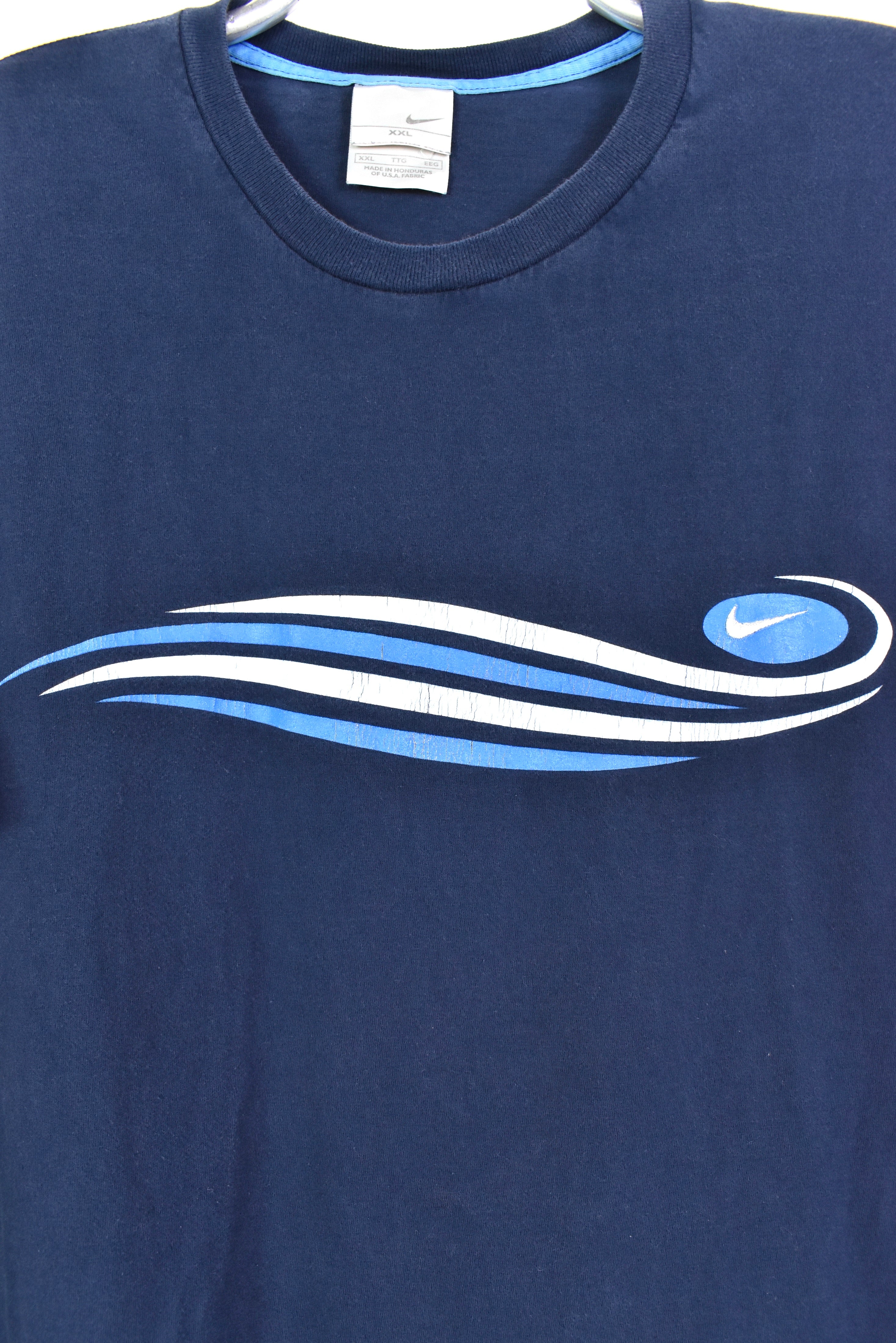 Vintage Nike embroidered navy t-shirt | XL NIKE