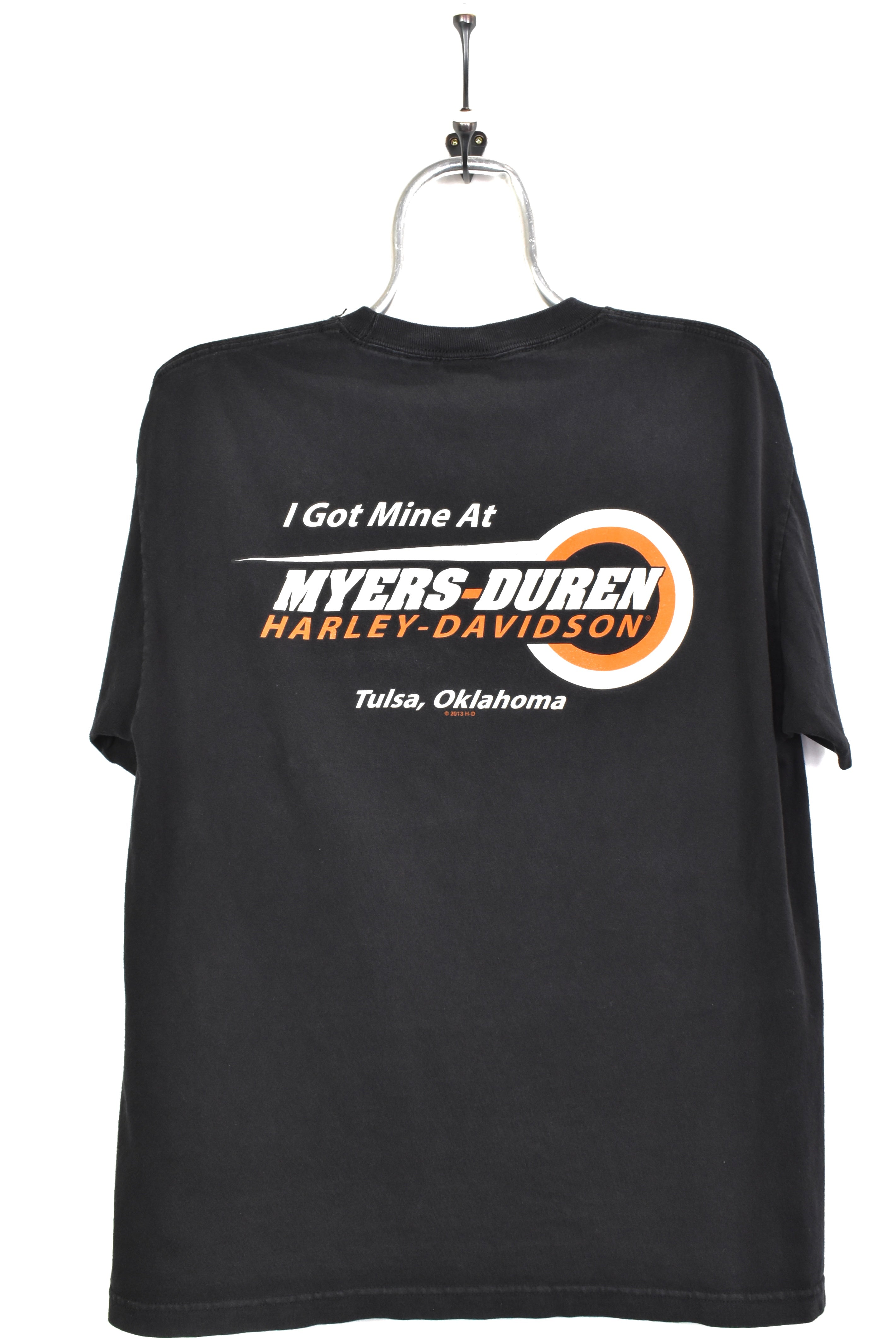 Modern Harley Davidson shirt, 2015 biker graphic tee - medium, black HARLEY DAVIDSON