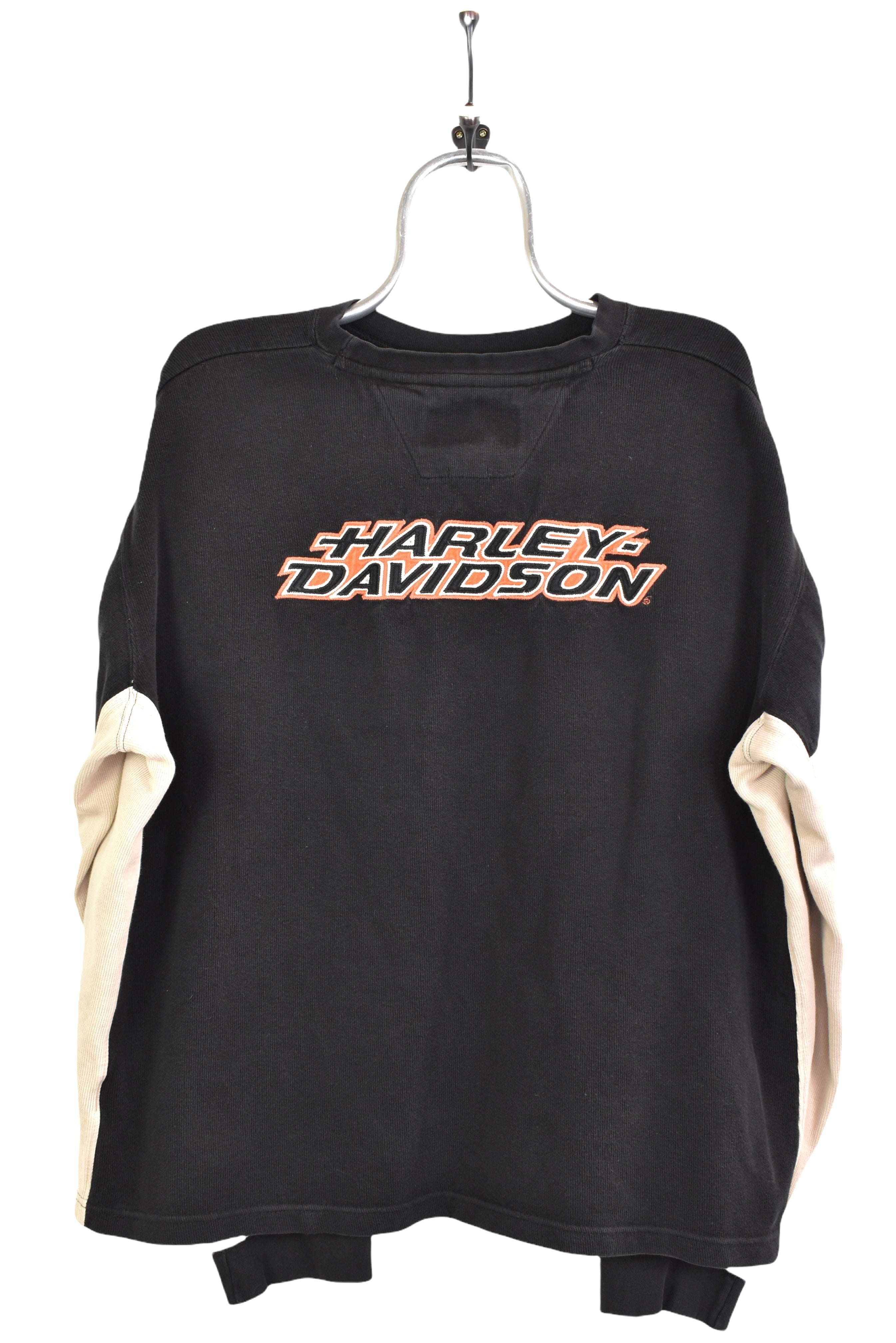 Vintage Women's Harley Davidson embroidered black sweatshirt | XL HARLEY DAVIDSON