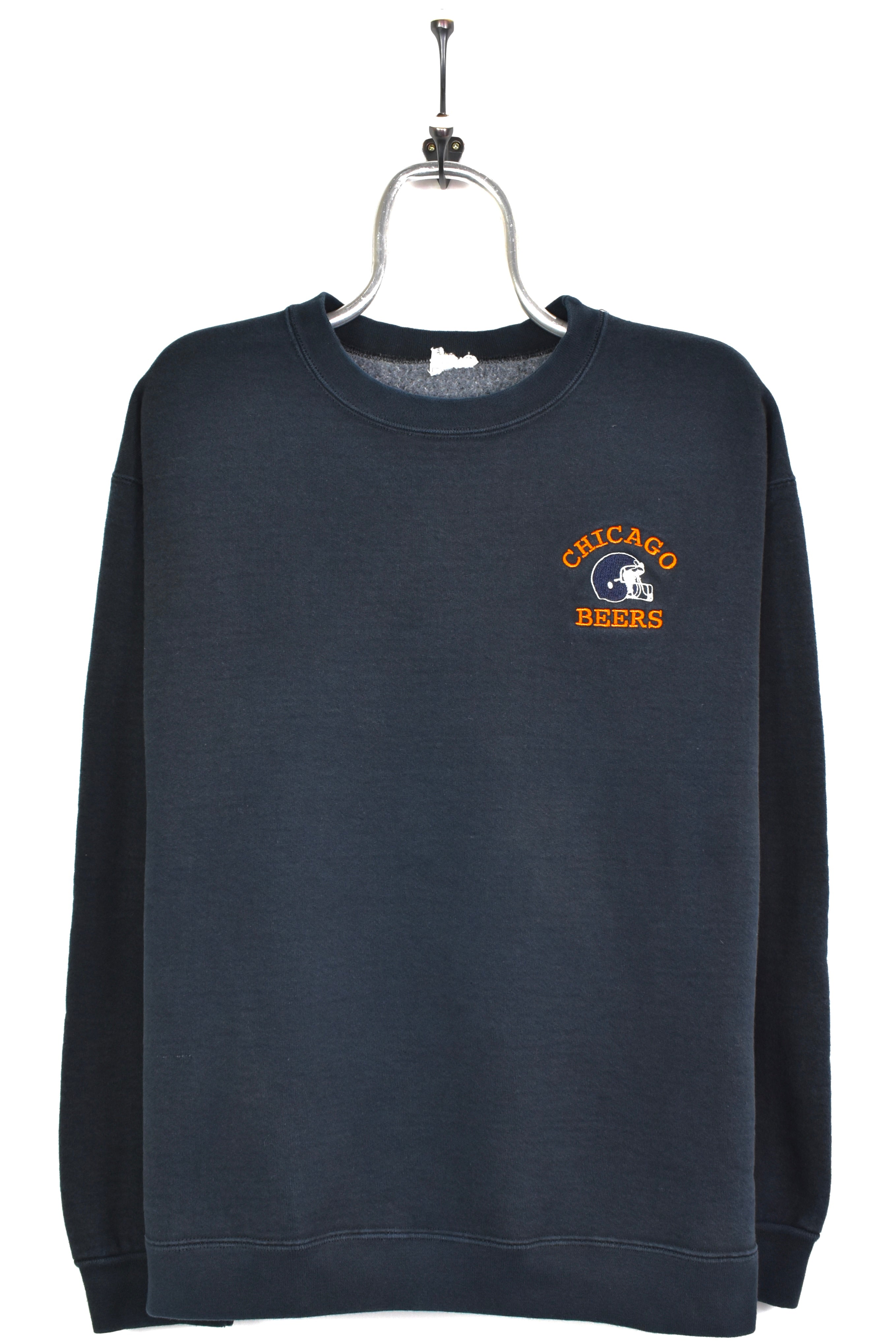 Vintage Chicago Bears sweatshirt, NFL black embroidered crewneck - AU L PRO SPORT