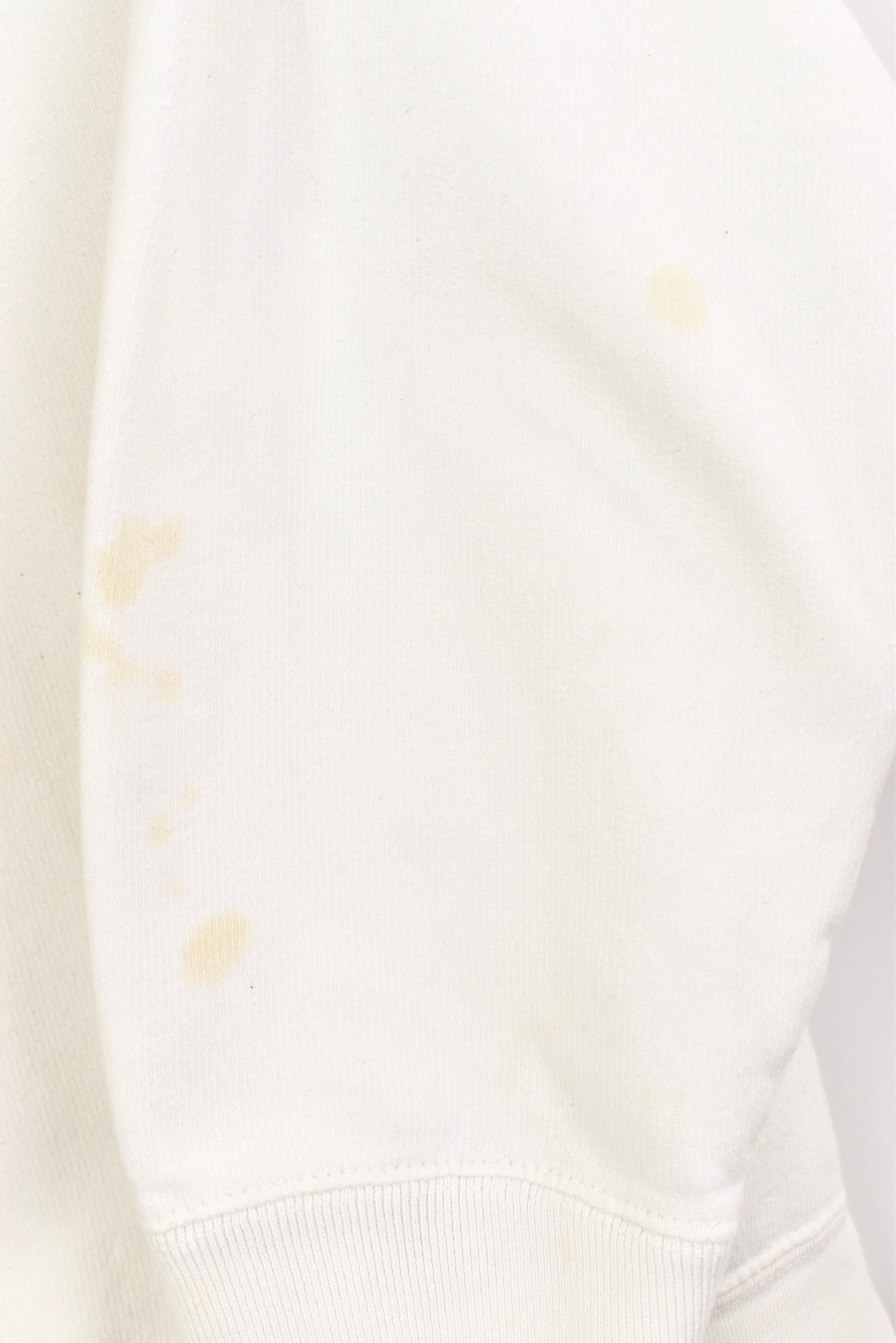 Vintage Women's Disney Pooh embroidered white sweatshirt | Large DISNEY / CARTOON