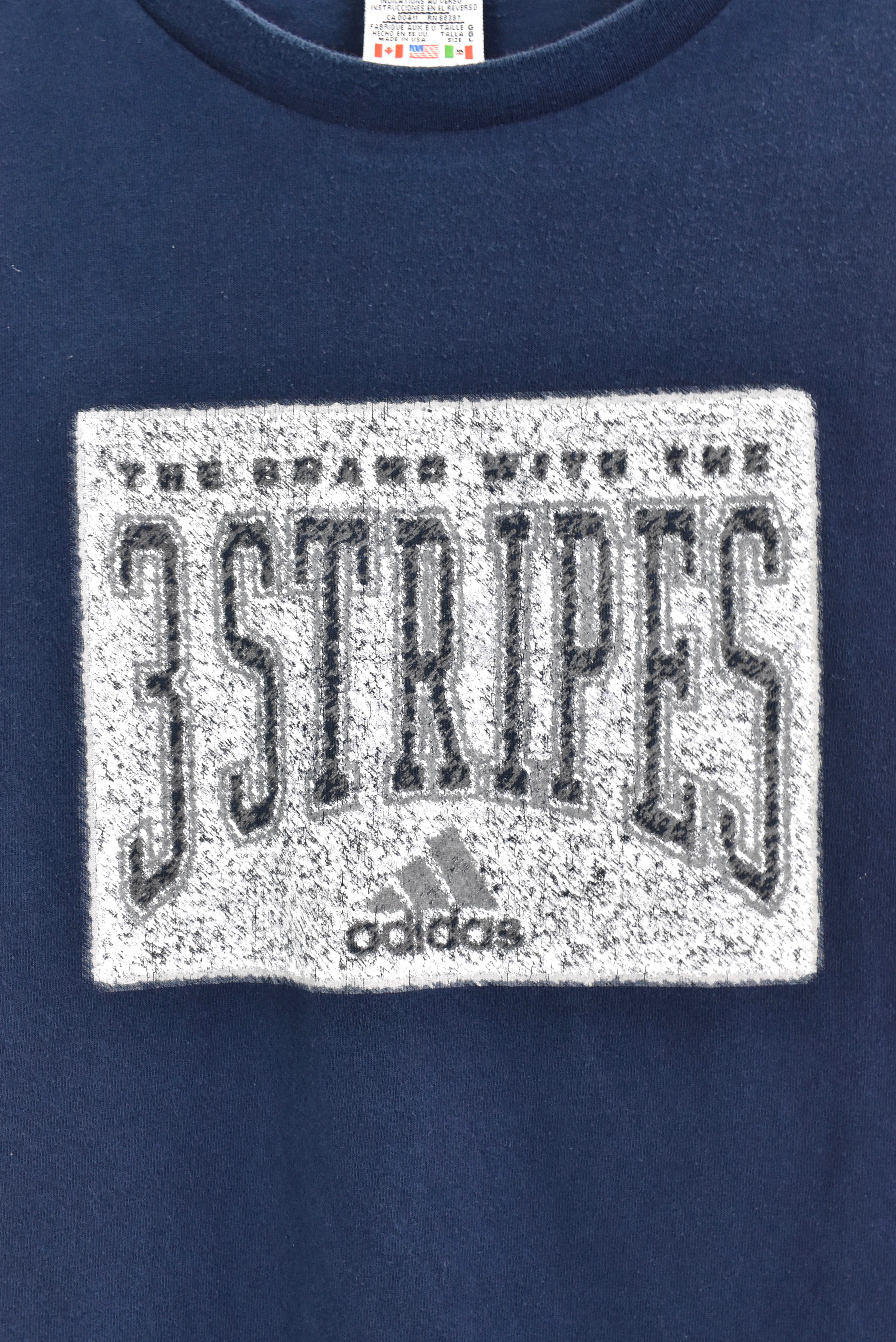 Vintage Adidas navy long sleeve t-shirt | Large ADIDAS