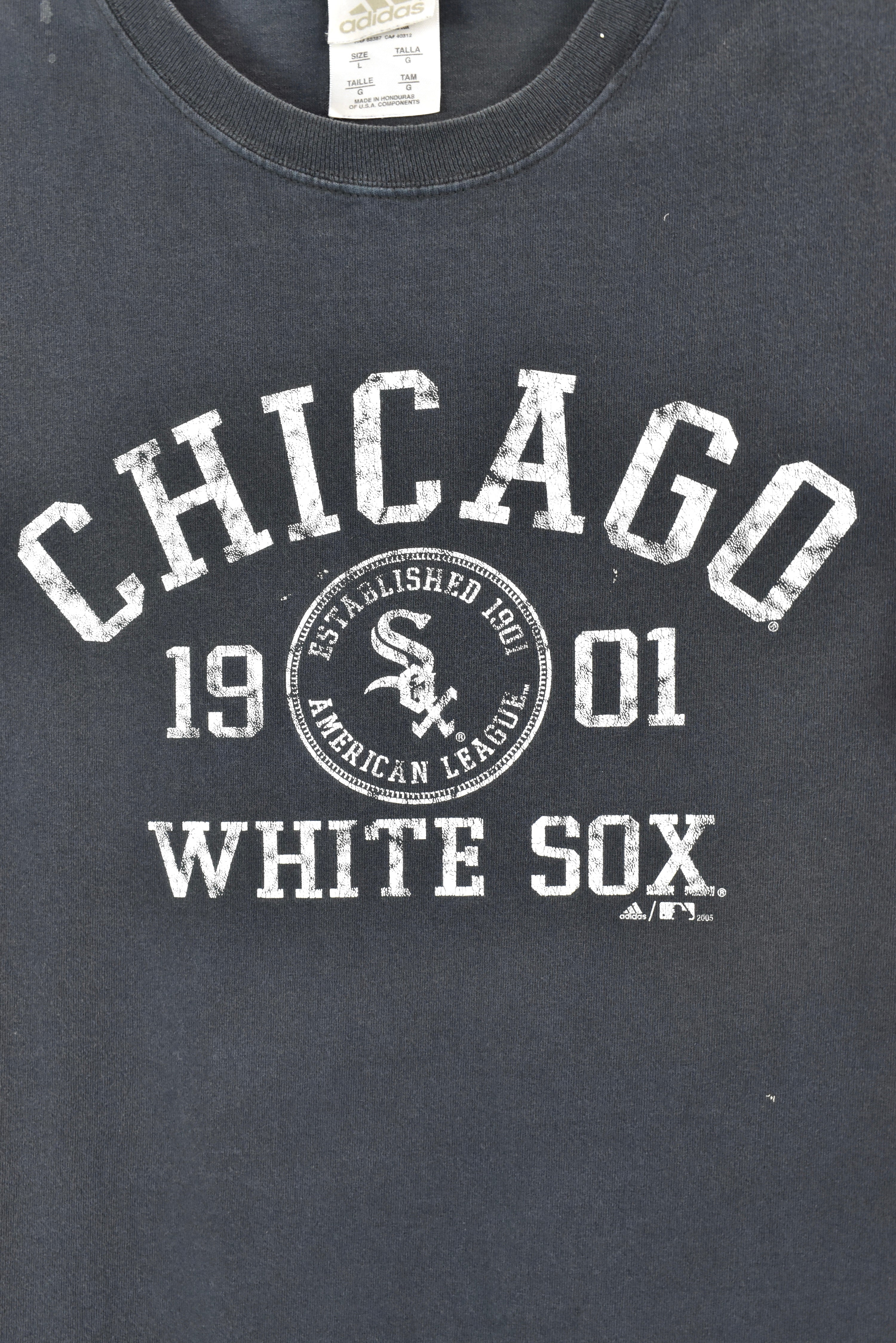 VINTAGE MLB CHICAGO WHITE SOX BLACK T SHIRT LARGE