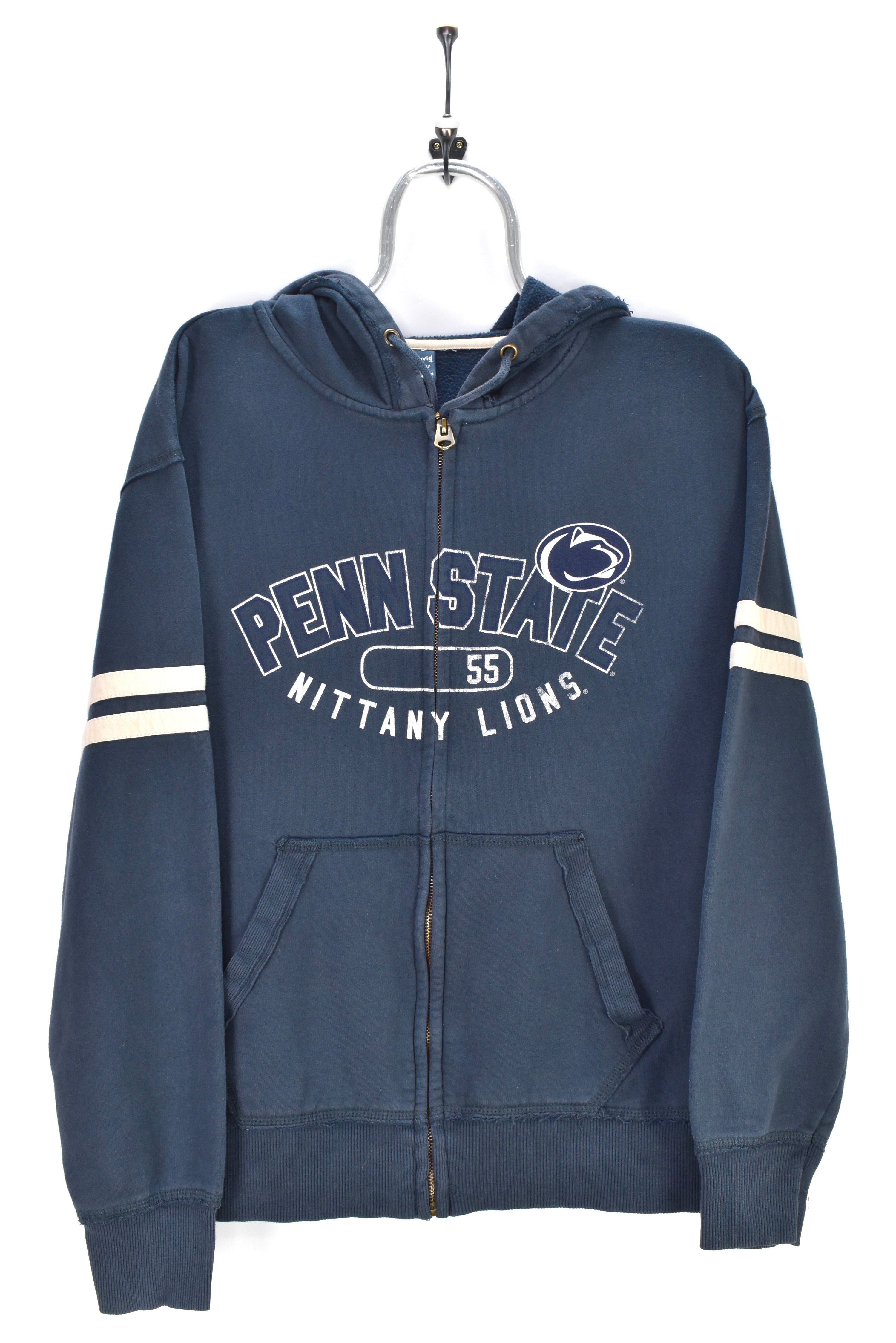 VINTAGE PENN STATE UNIVERSITY NAVY HOODIE | LARGE COLLEGE