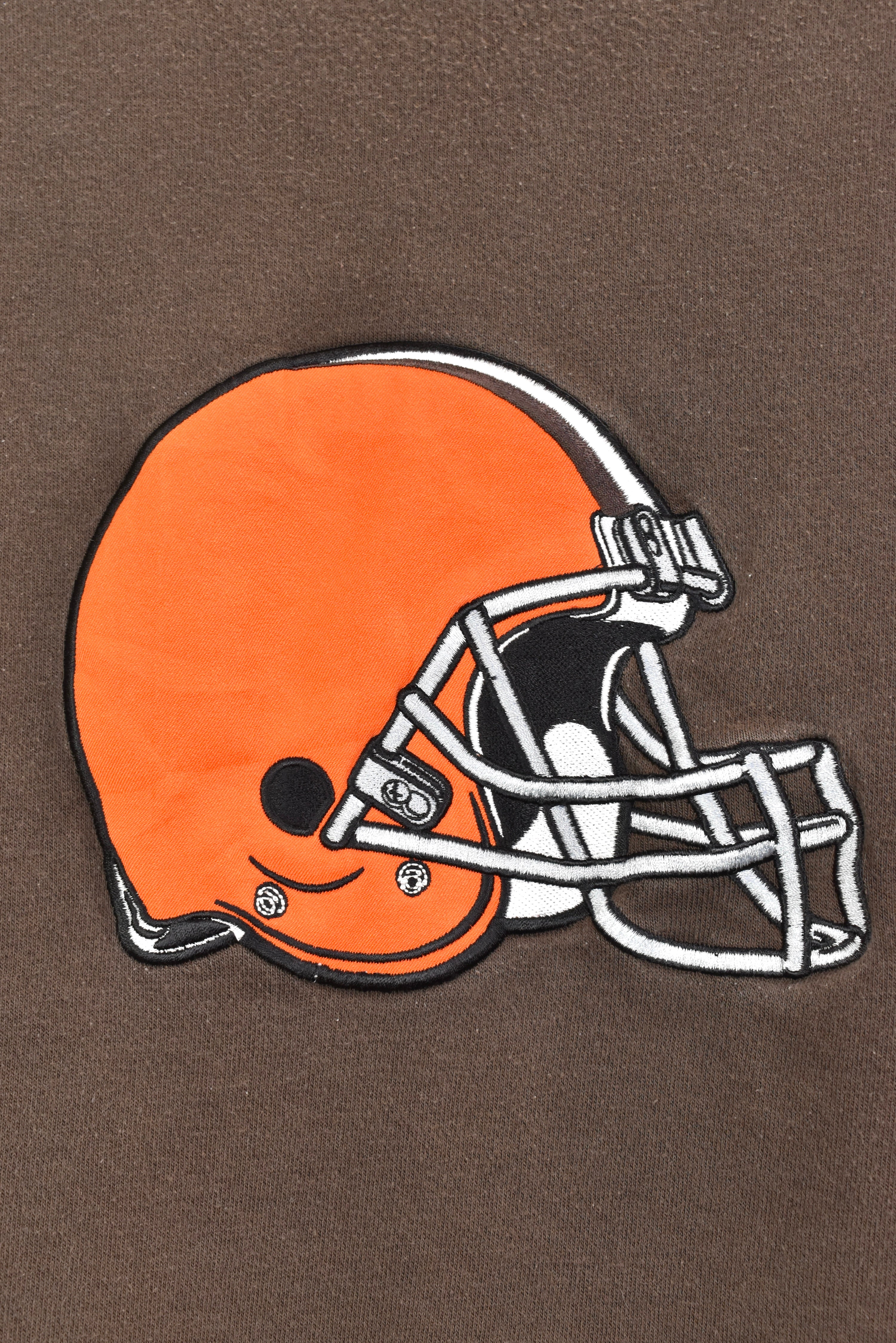 Vintage NFL Cleveland Browns embroidered brown sweatshirt | XXL PRO SPORT