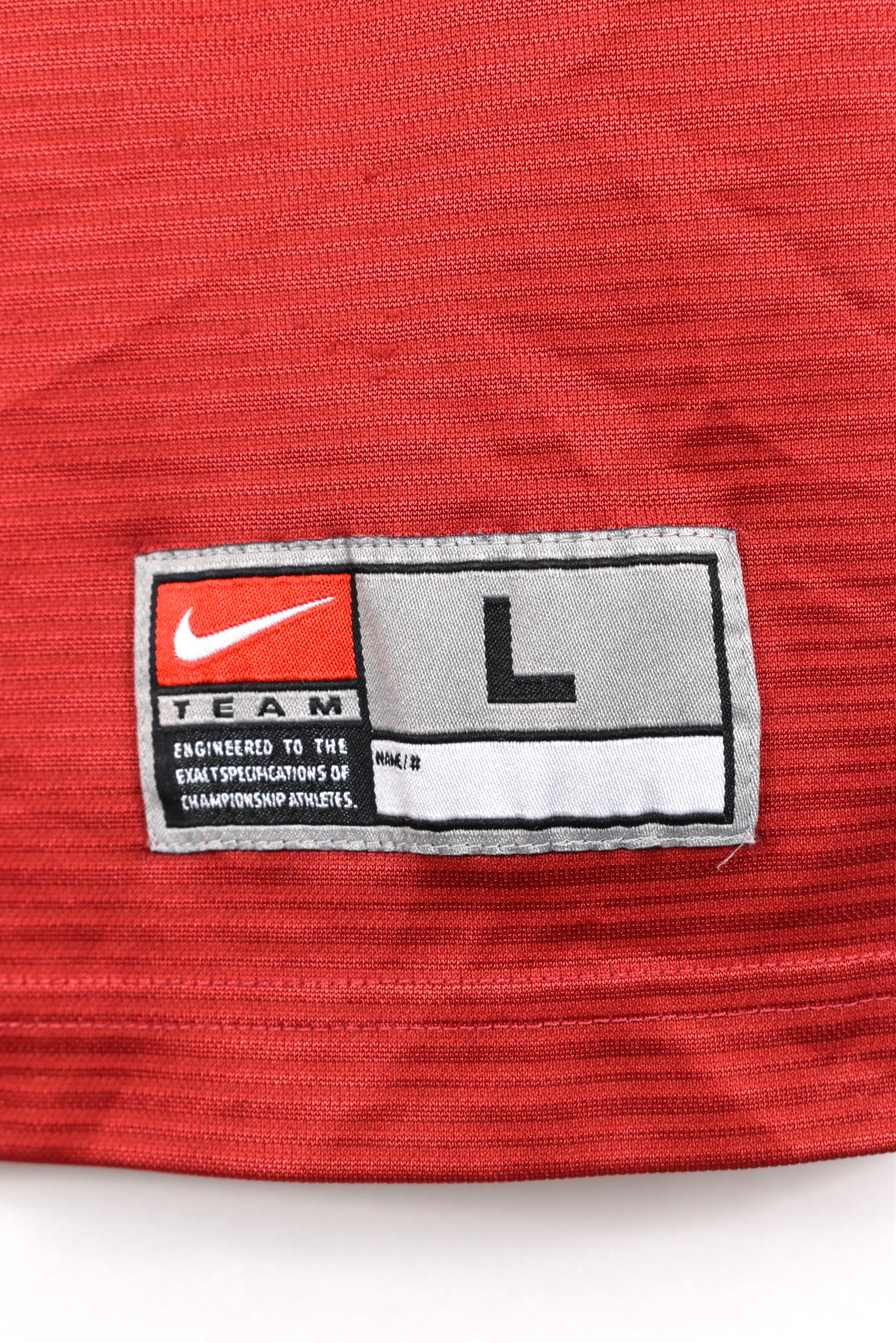 Vintage Nike shirt, red embroidered tee - AU L NIKE