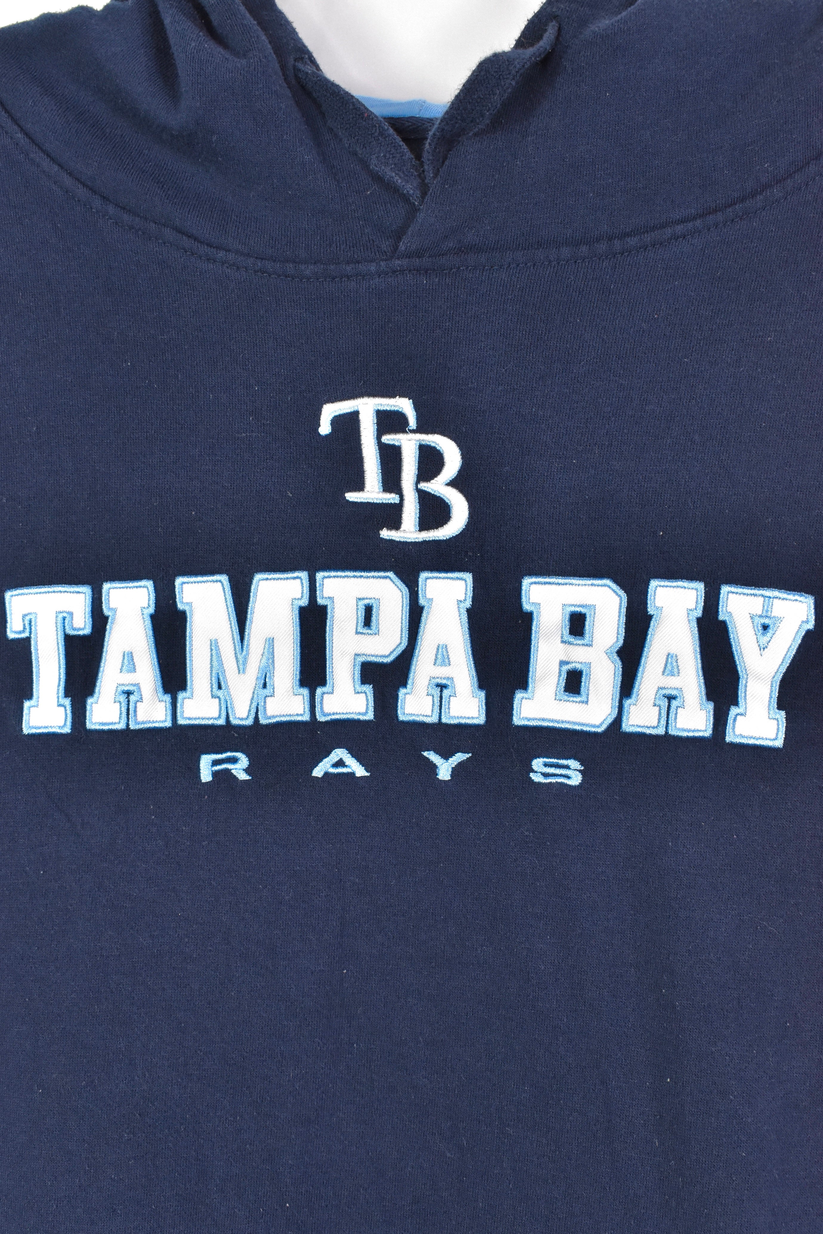 Vintage MLB Tampa Bay Rays embroidered navy hoodie | XXL PRO SPORT