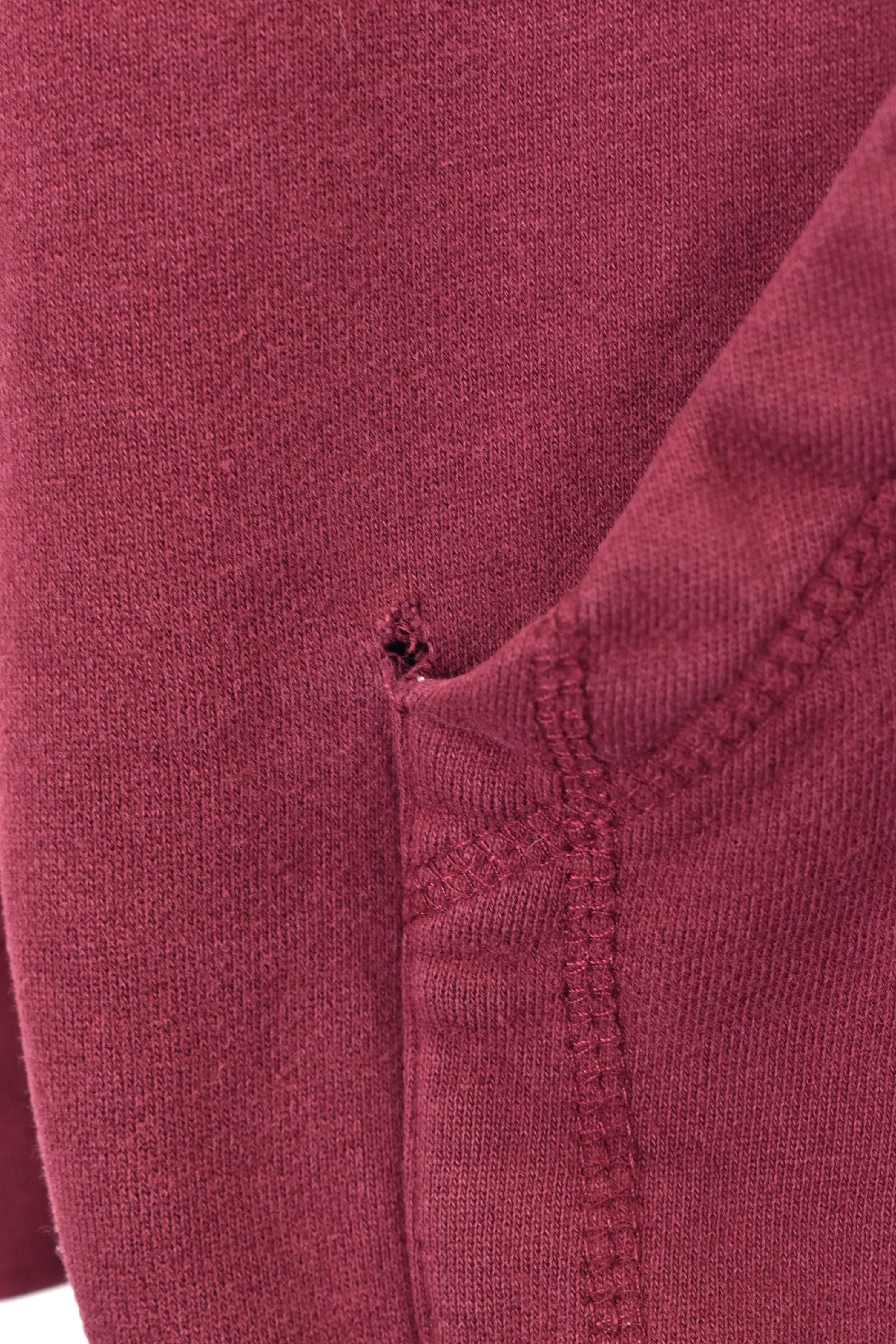 Vintage Arizona State University hoodie, burgundy embroidered sweatshirt - AU S COLLEGE