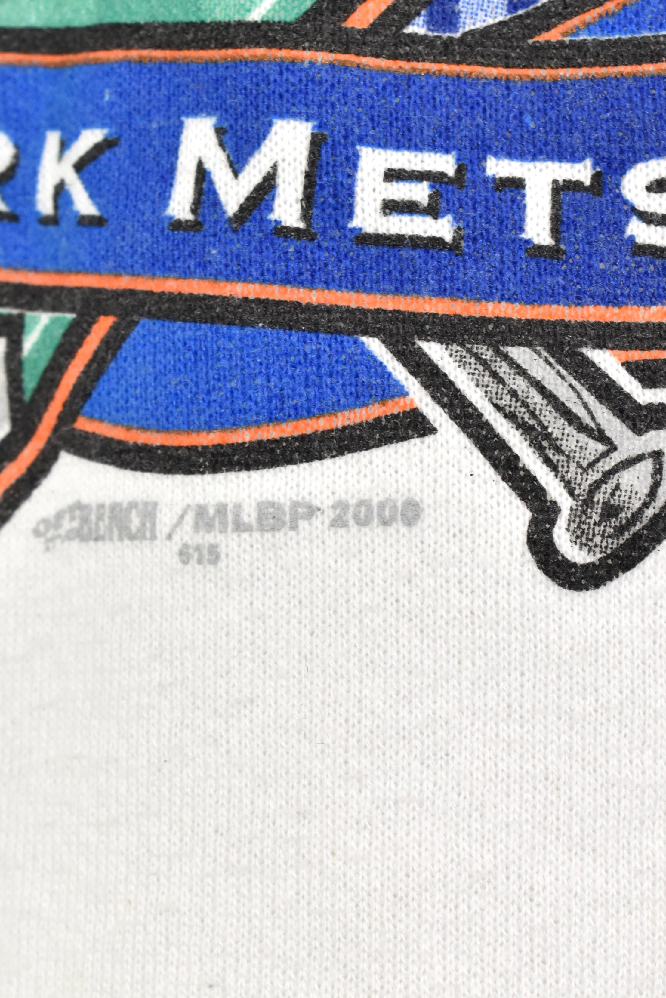 Vintage MLB 2000 World Series New York Mets white sweatshirt | Large PRO SPORT