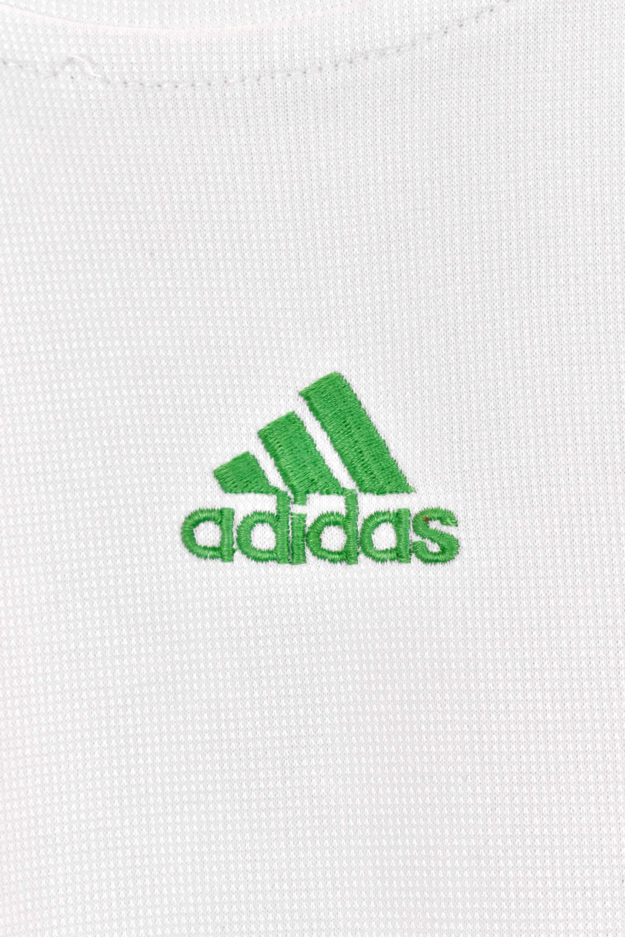 Vintage Adidas shirt, athletic soccer embroidered tee - AU L ADIDAS