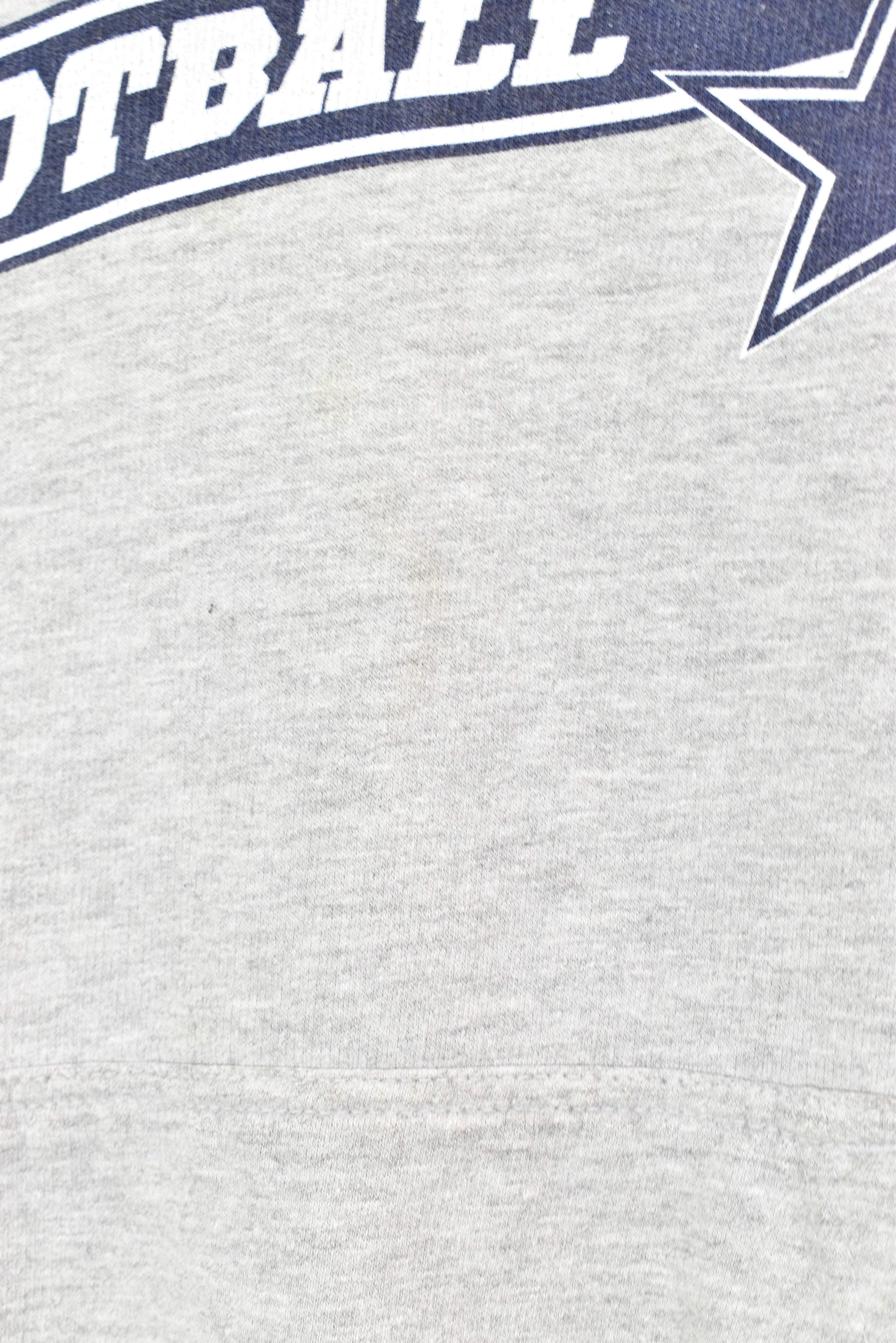 VINTAGE NFL DALLAS COWBOYS GREY HOODIE | MEDIUM PRO SPORT