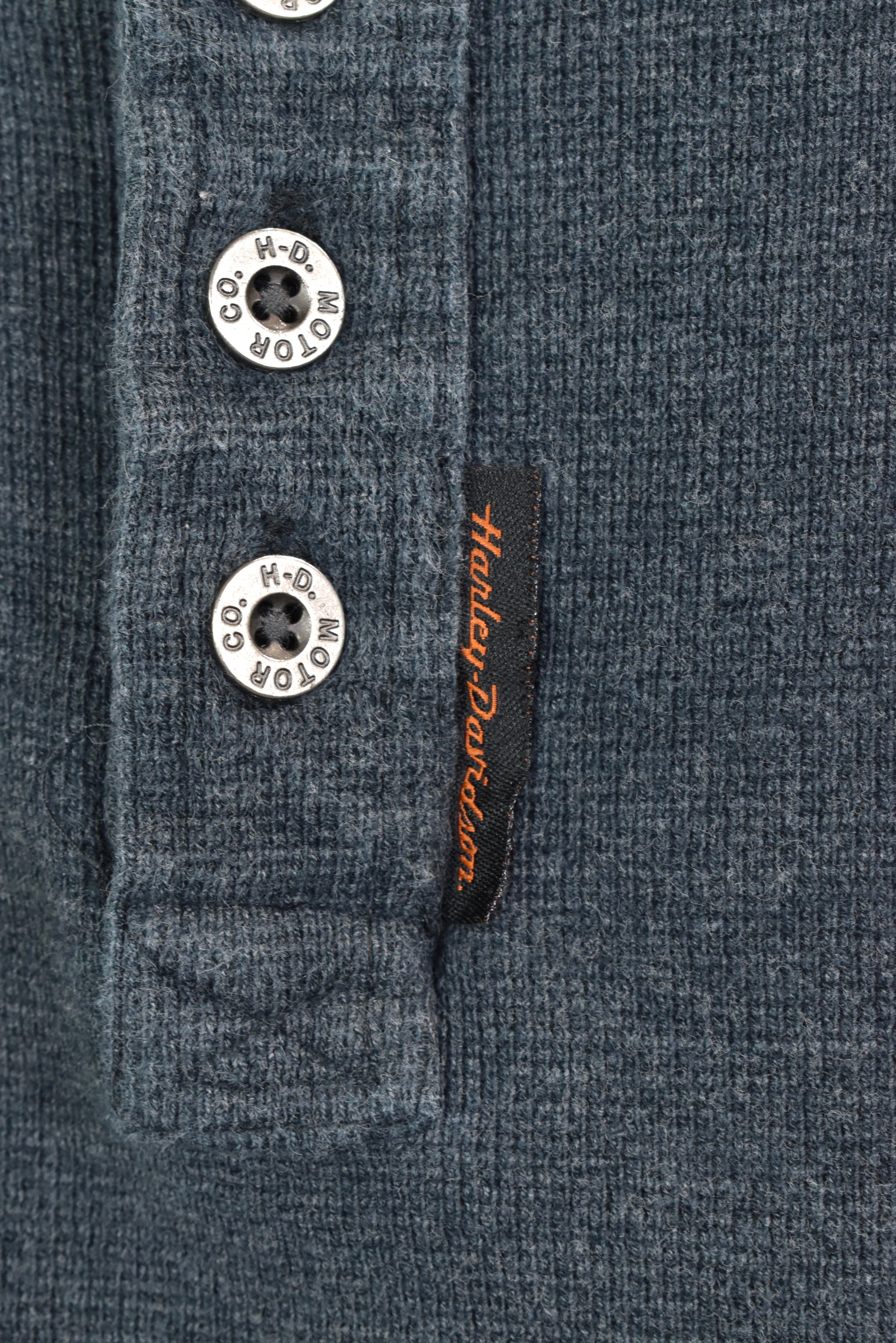 Vintage Harley Davidson embroidered grey sweatshirt | XXL HARLEY DAVIDSON
