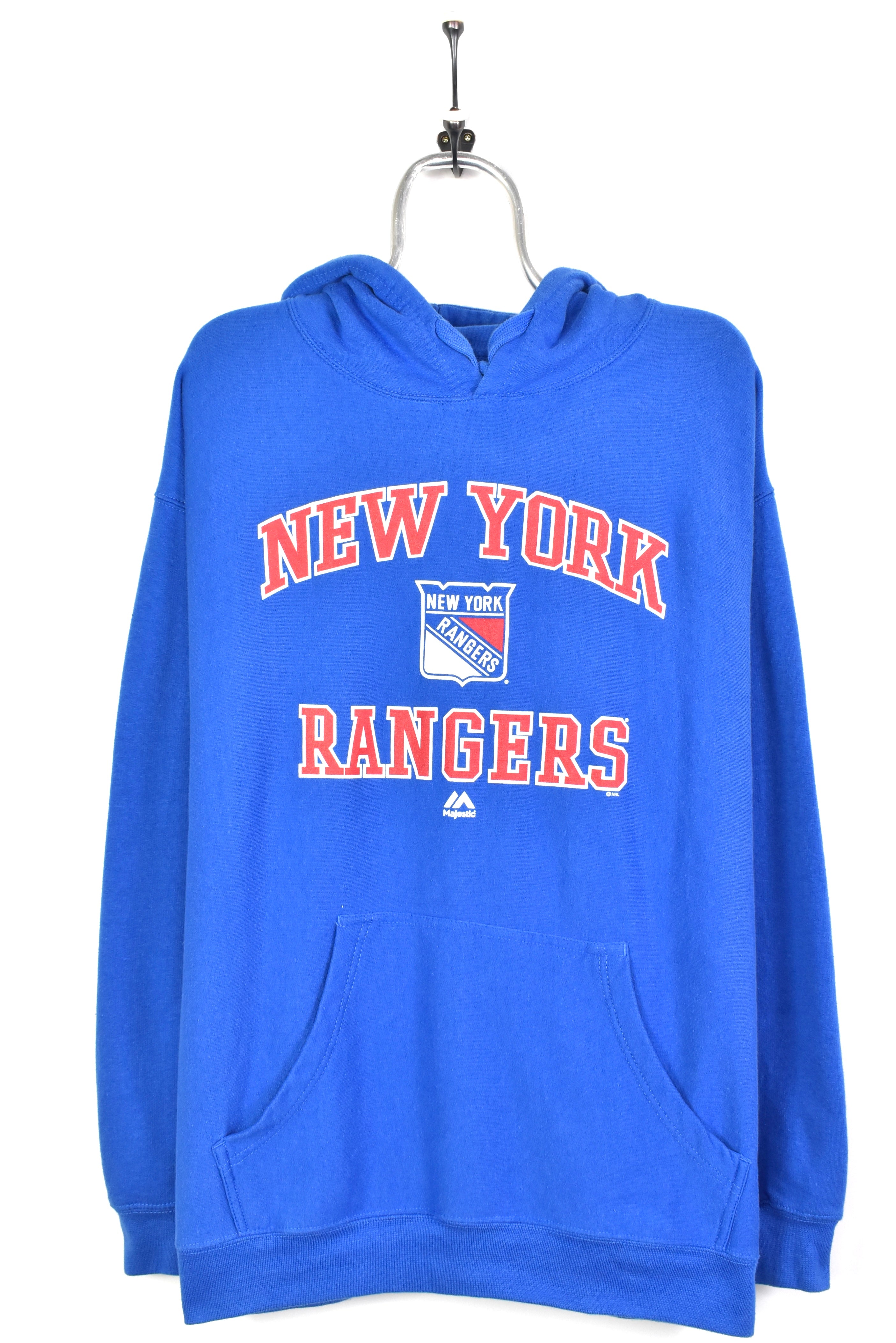 Vintage New York Rangers hoodie, NHL graphic sweatshirt - XL, blue PRO SPORT