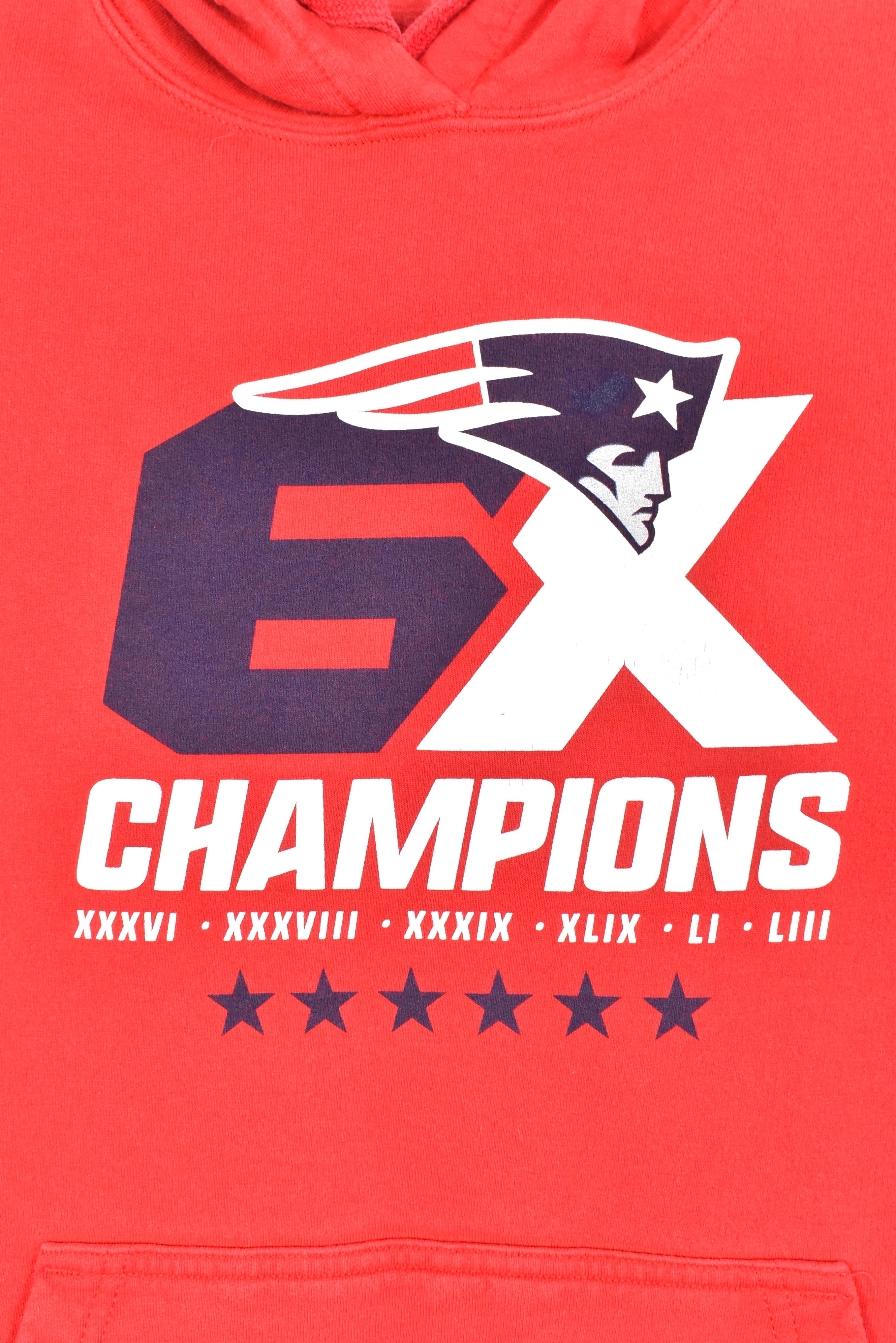 Modern NFL New England Patriots red hoodie | XS PRO SPORT