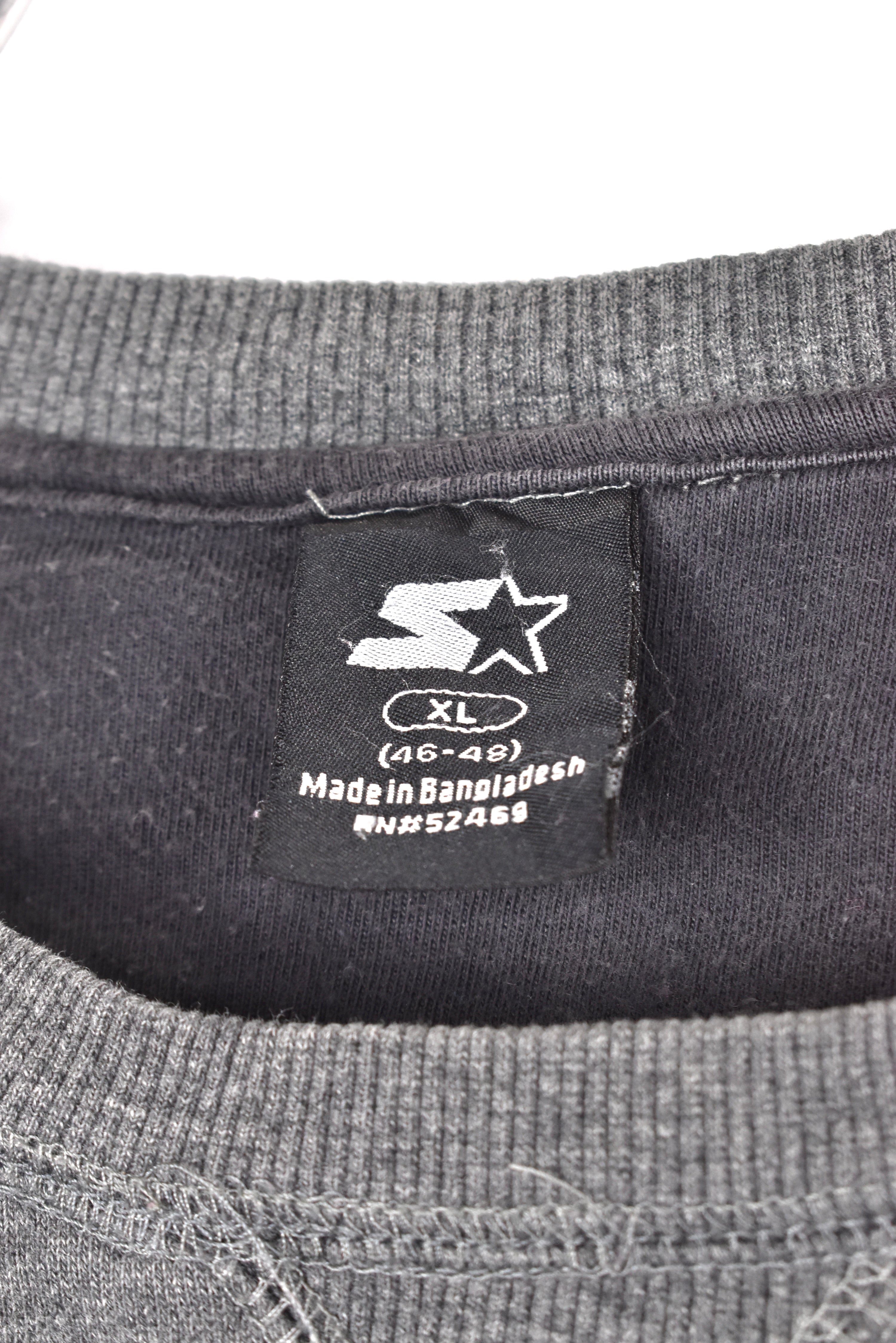 Vintage Starter sweatshirt, grey embroidered crewneck - AU XL STARTER