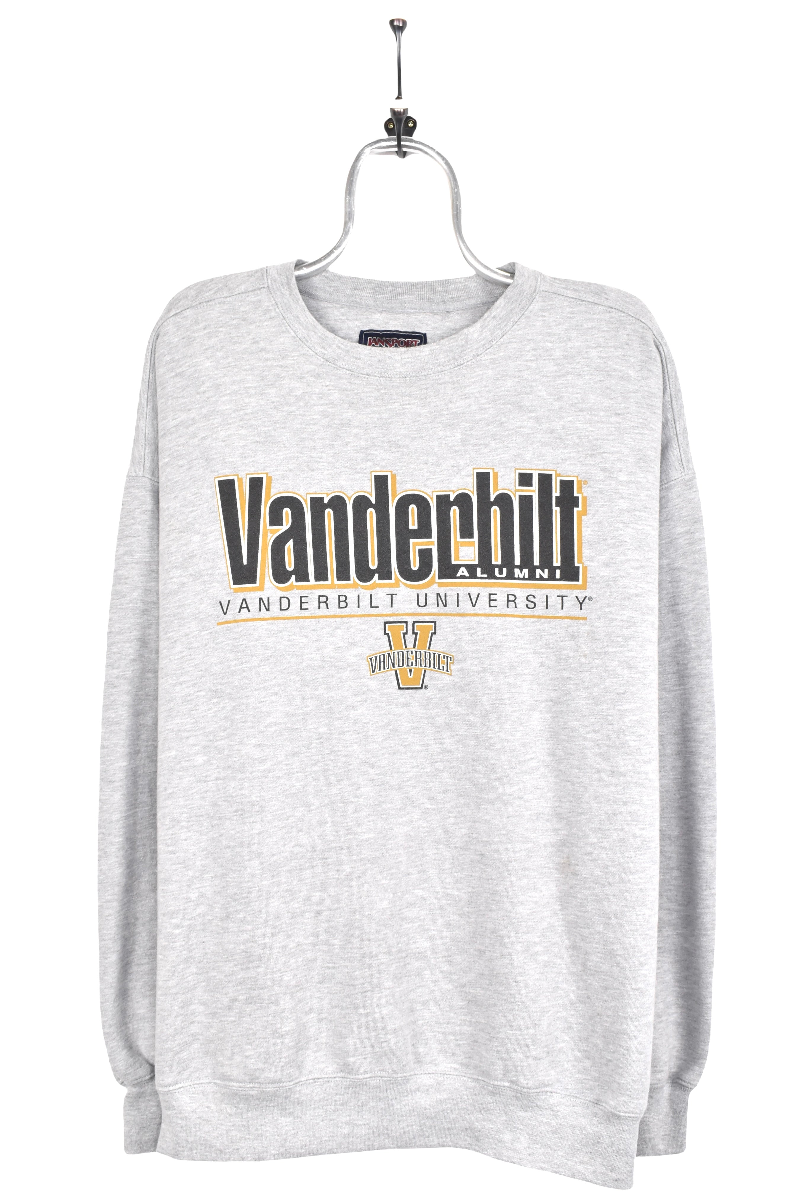 Vintage Vanderbilt University sweatshirt, grey graphic crewneck - AU XXL COLLEGE