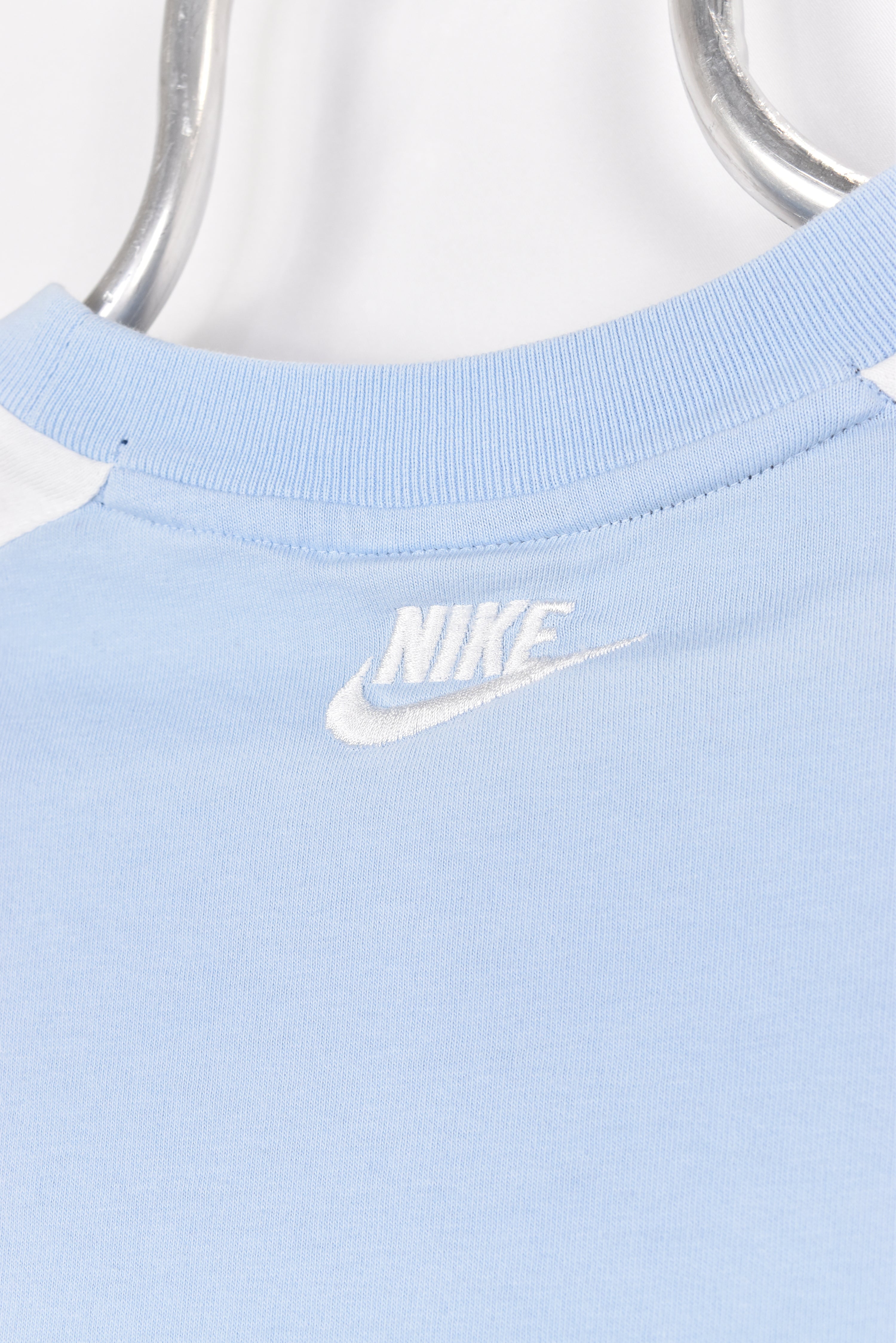 Vintage Nike shirt, blue graphic tee - AU S NIKE