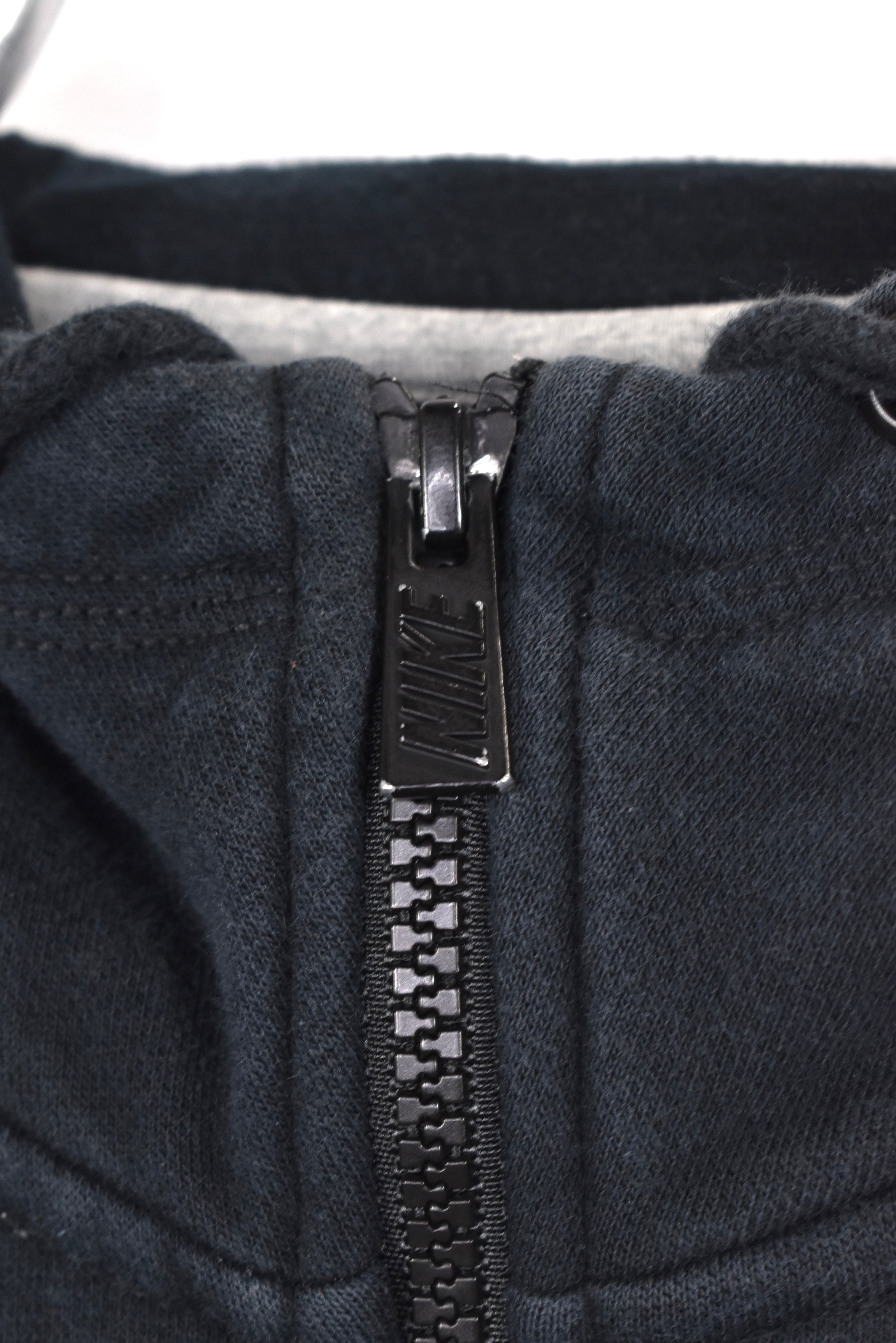 Vintage Nike hoodie, black embroidered sweatshirt - AU Large NIKE