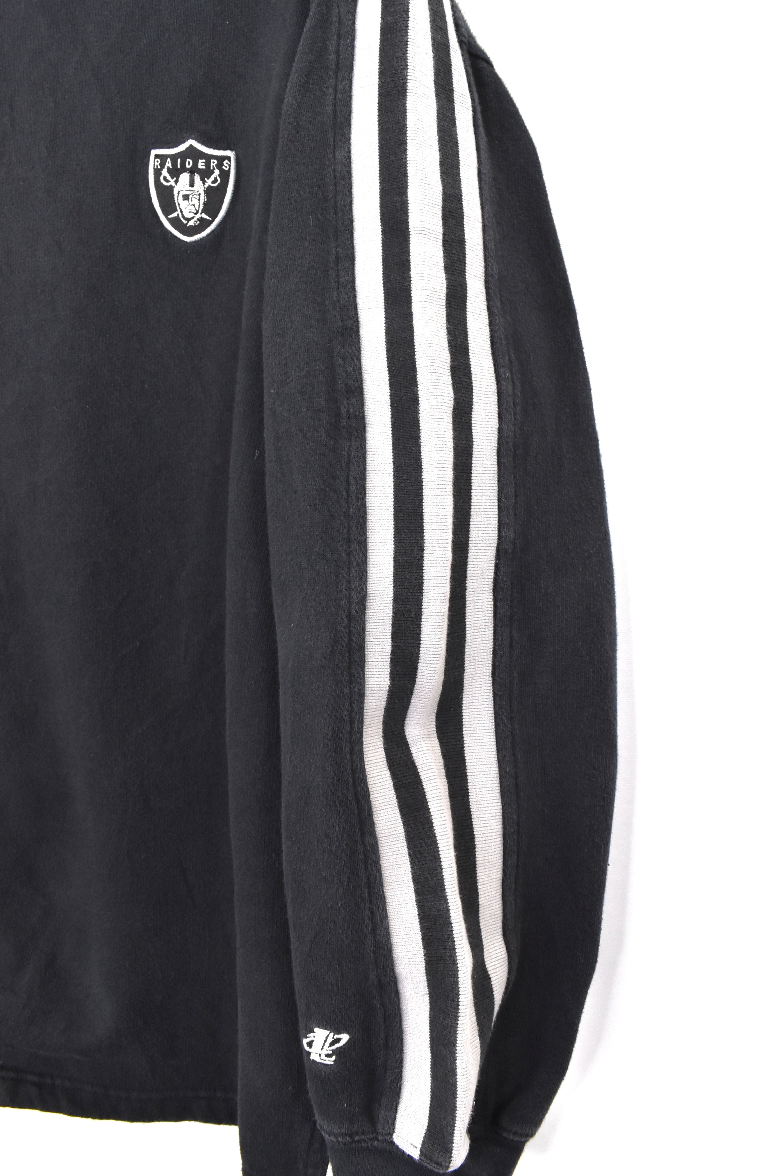 Vintage Oakland Raiders hoodie, NFL black embroidered sweatshirt - AU XL PRO SPORT