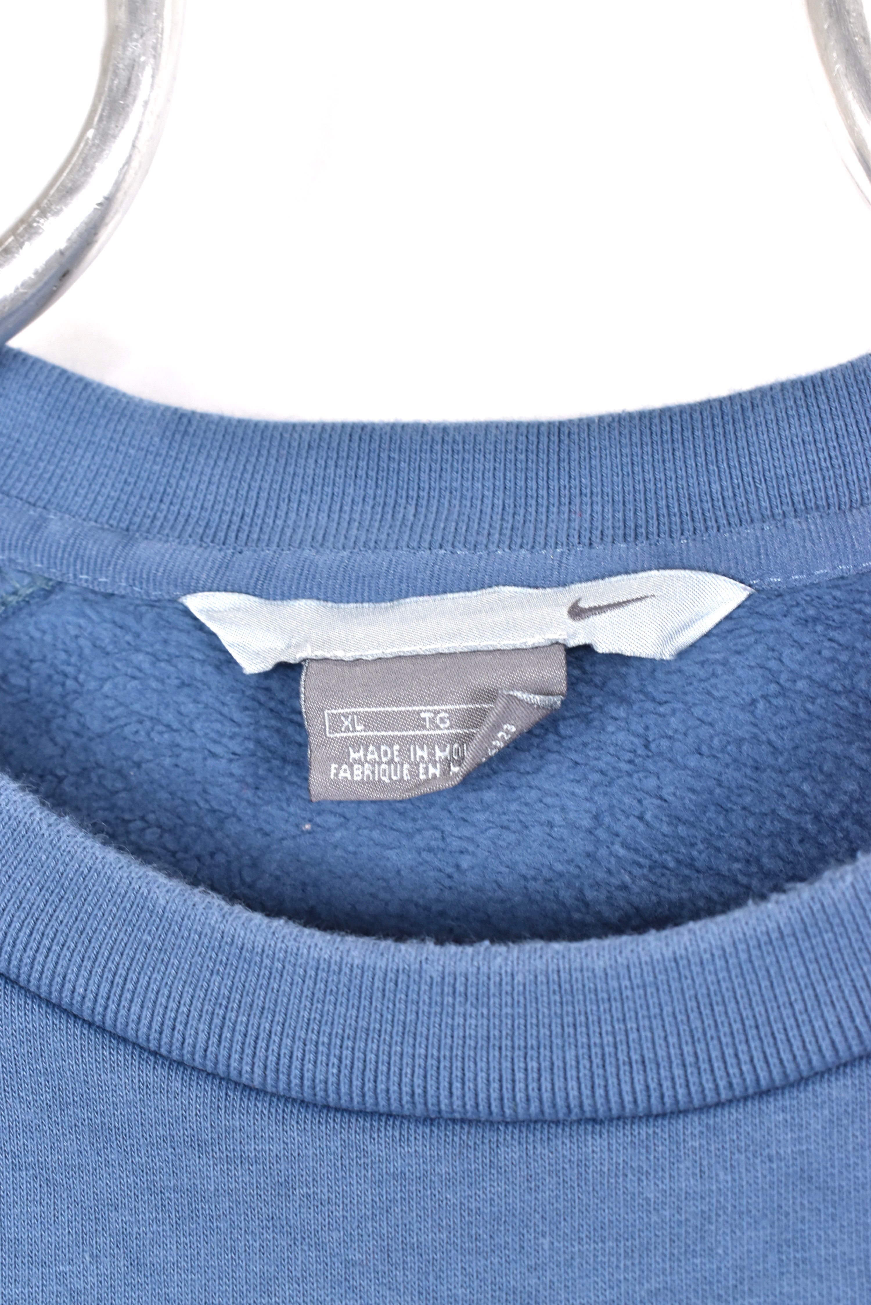 Vintage Nike sweatshirt, blue embroidered crewneck - AU XL NIKE
