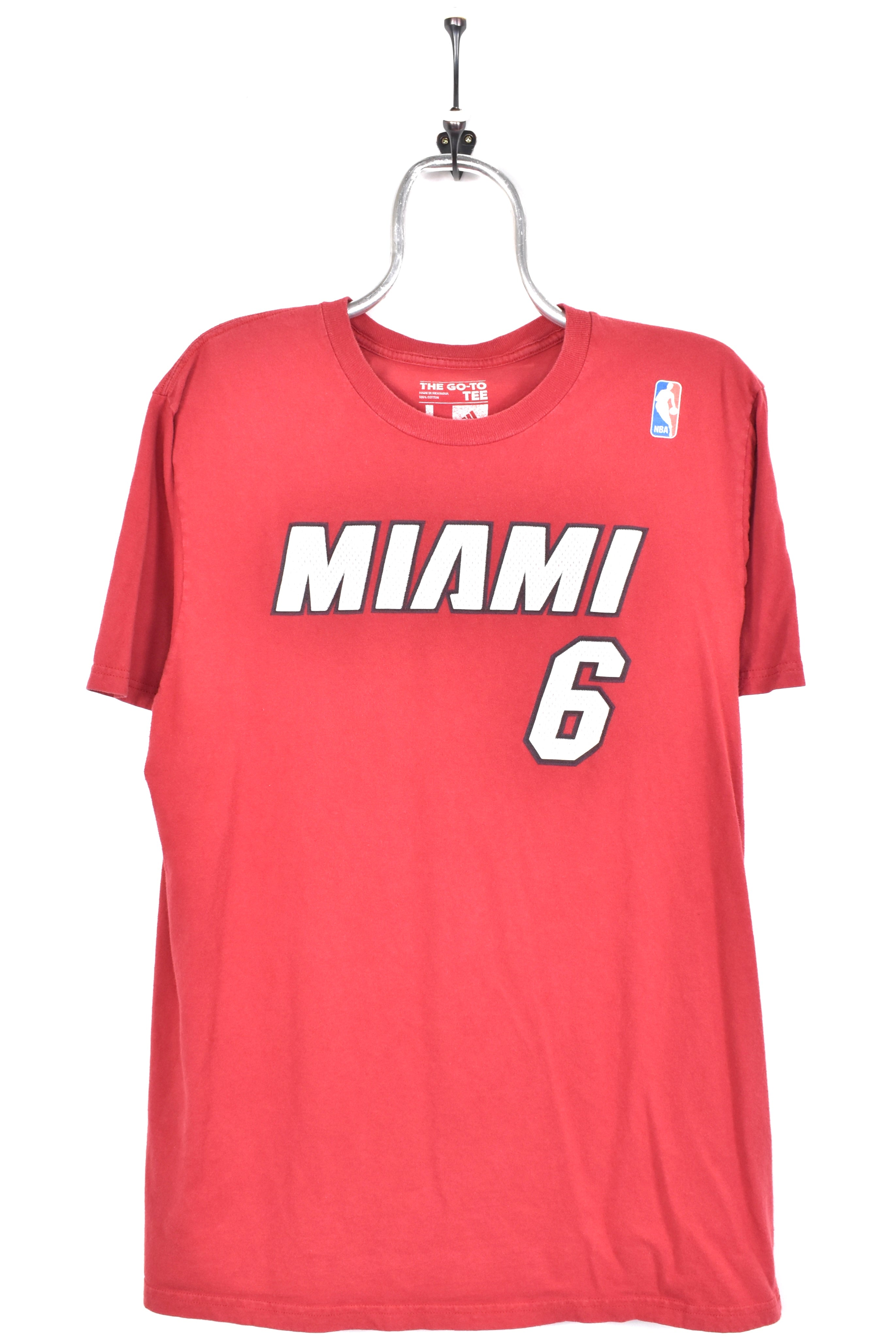 Vintage Miami Heat shirt, NBA burgundy graphic tee - AU Medium PRO SPORT