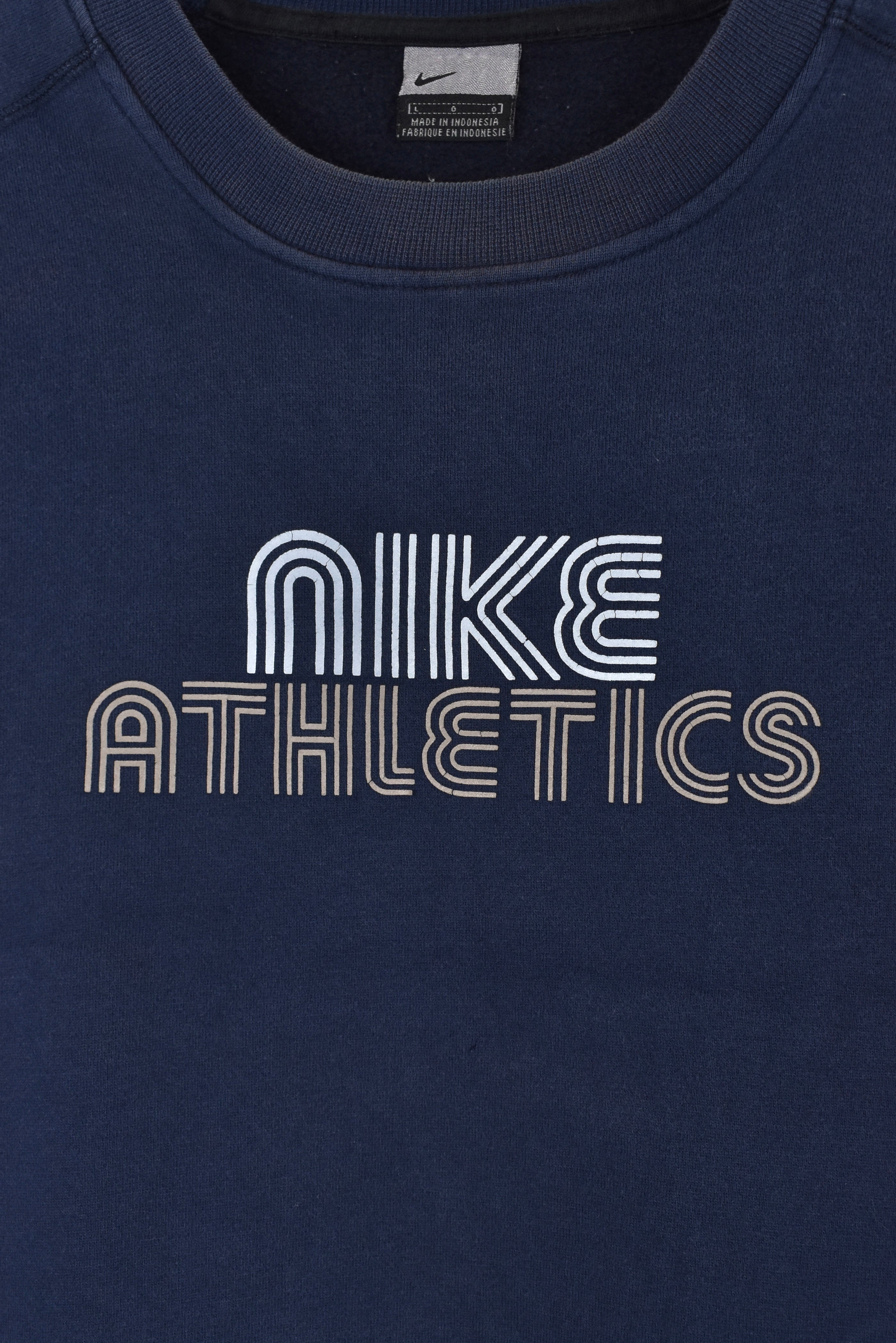 Vintage Nike sweatshirt, navy blue graphic crewneck - M/L