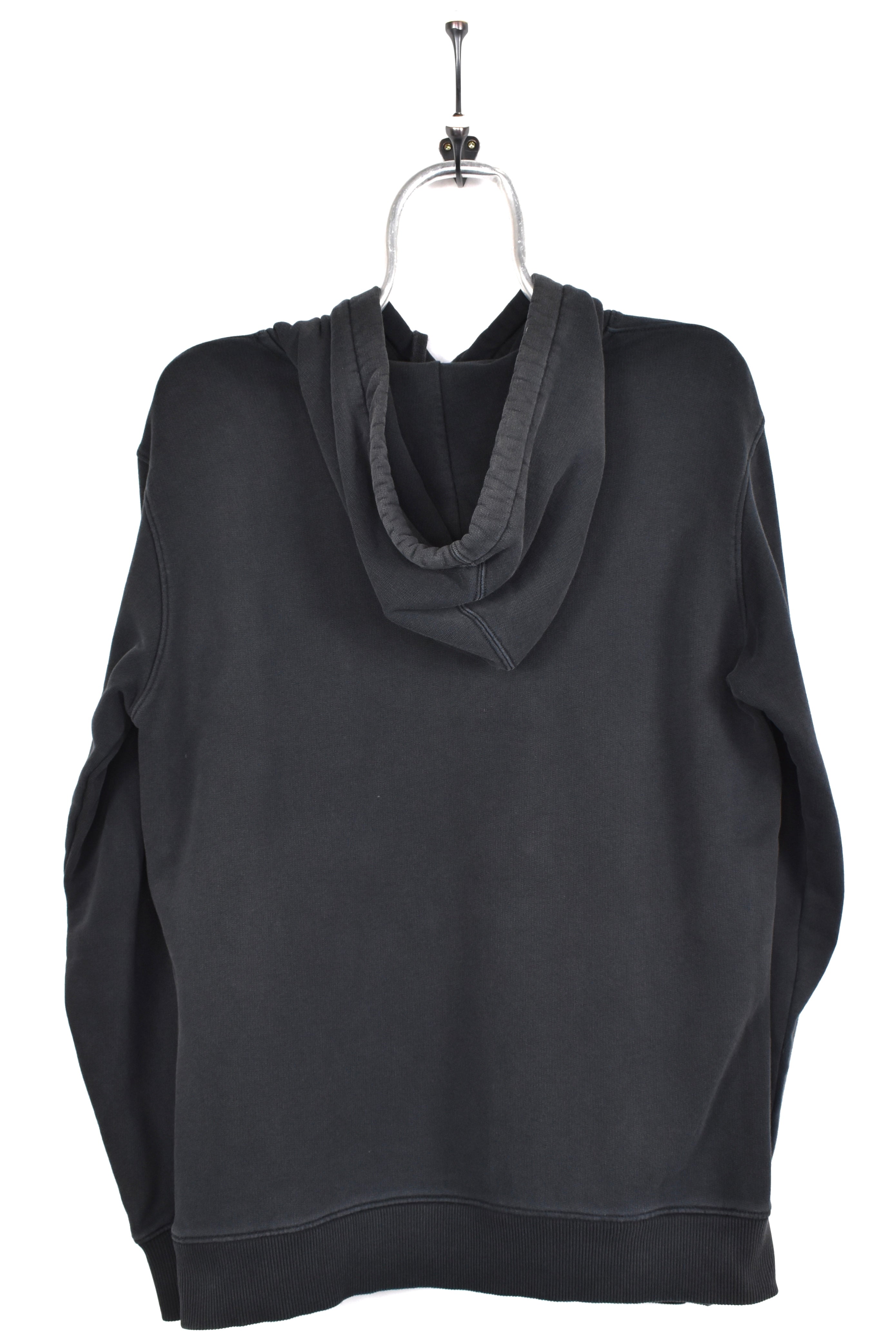 Modern Calvin Klein hoodie, black graphic sweatshirt - AU M CALVIN KLEIN