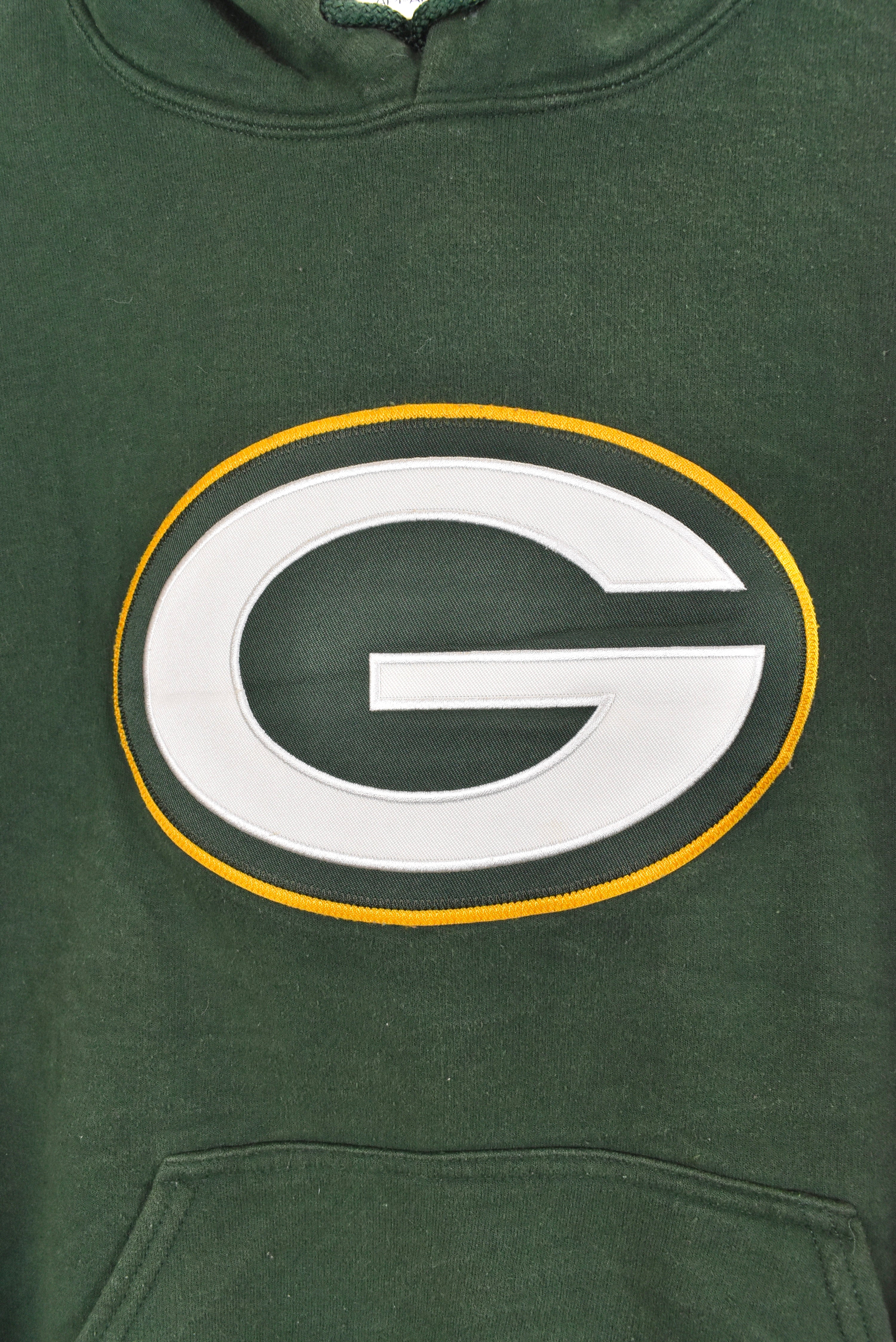 Vintage Green Bay Packers hoodie, NFL green embroidered sweatshirt - AU Medium PRO SPORT