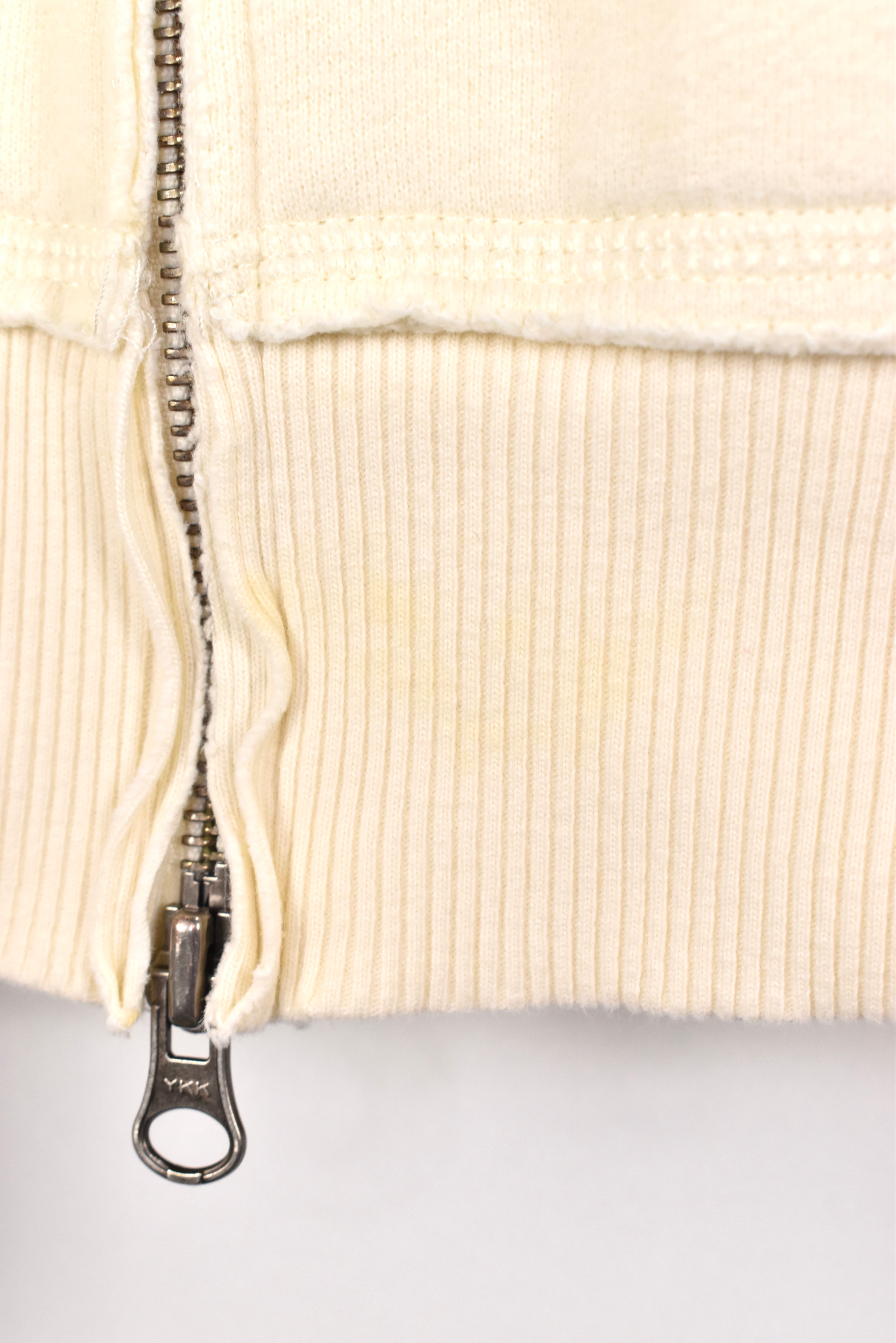 Women's vintage Disney hoodie, cream embroidered sweatshirt - AU XS DISNEY / CARTOON