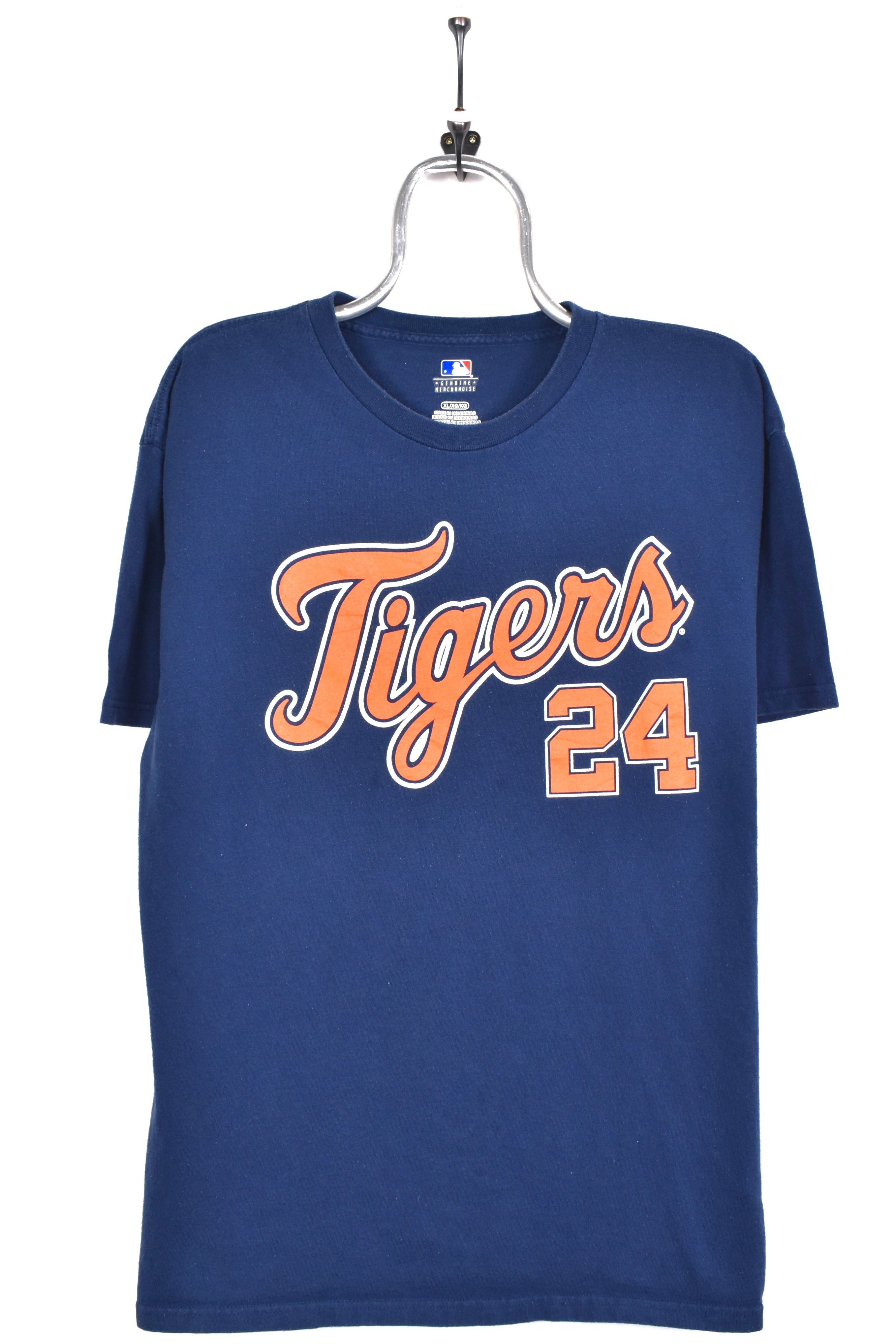 Modern Detroit Tigers shirt, MLB Cabrera 24 navy blue tee - AU Large PRO SPORT