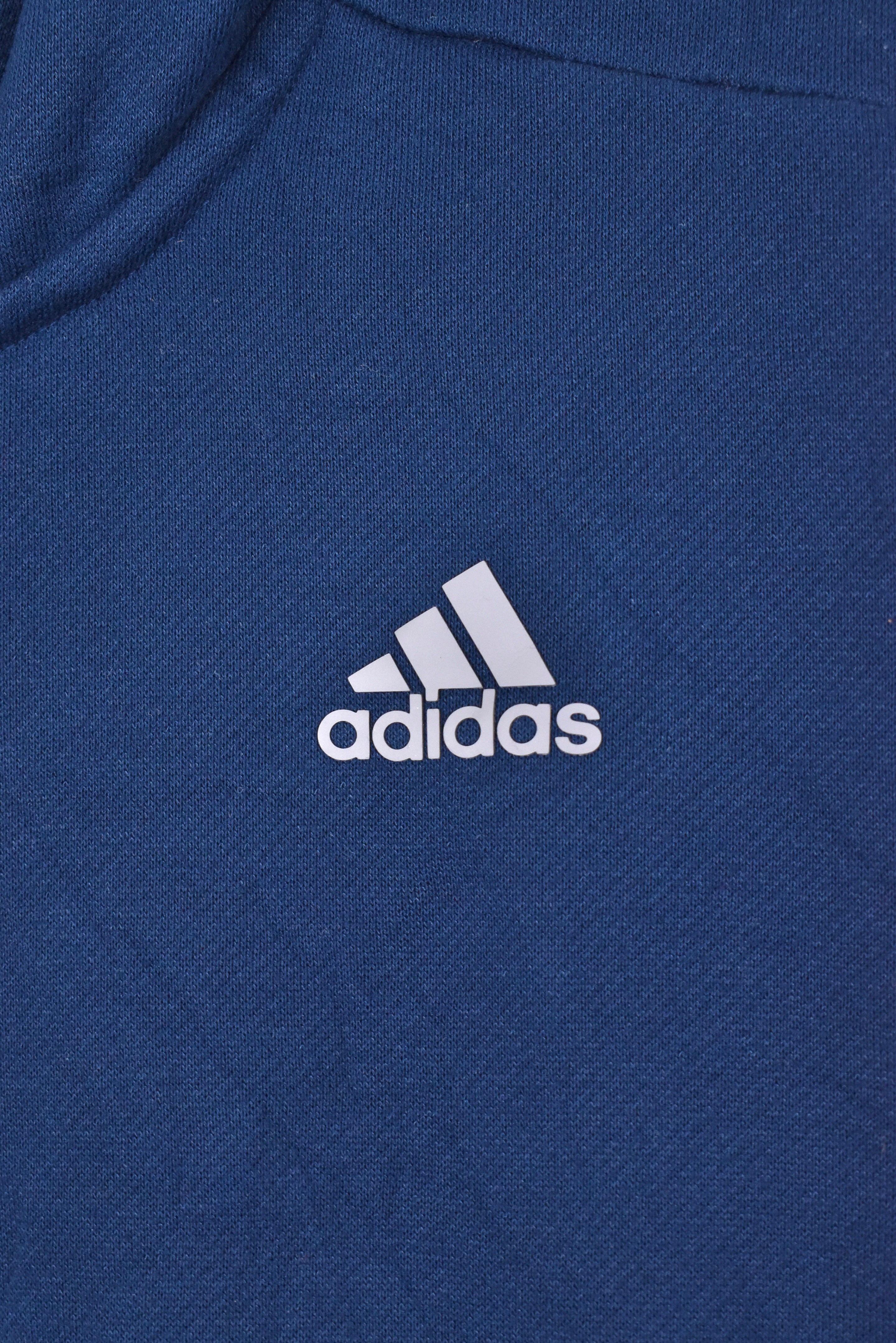 Modern Adidas hoodie, navy blue graphic sweatshirt - AU Medium ADIDAS