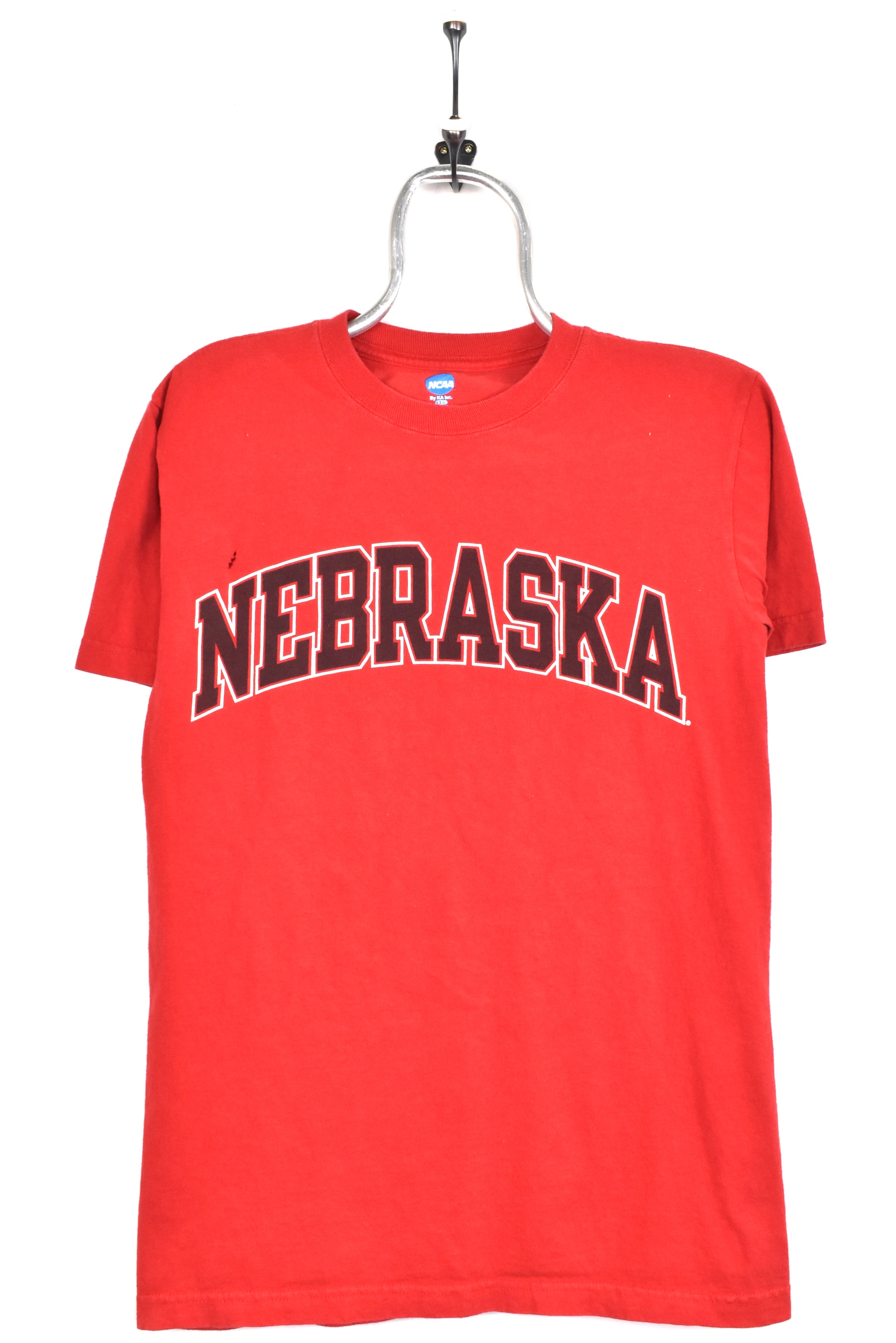 Modern Nebraska University shirt, red graphic tee - AU Small COLLEGE