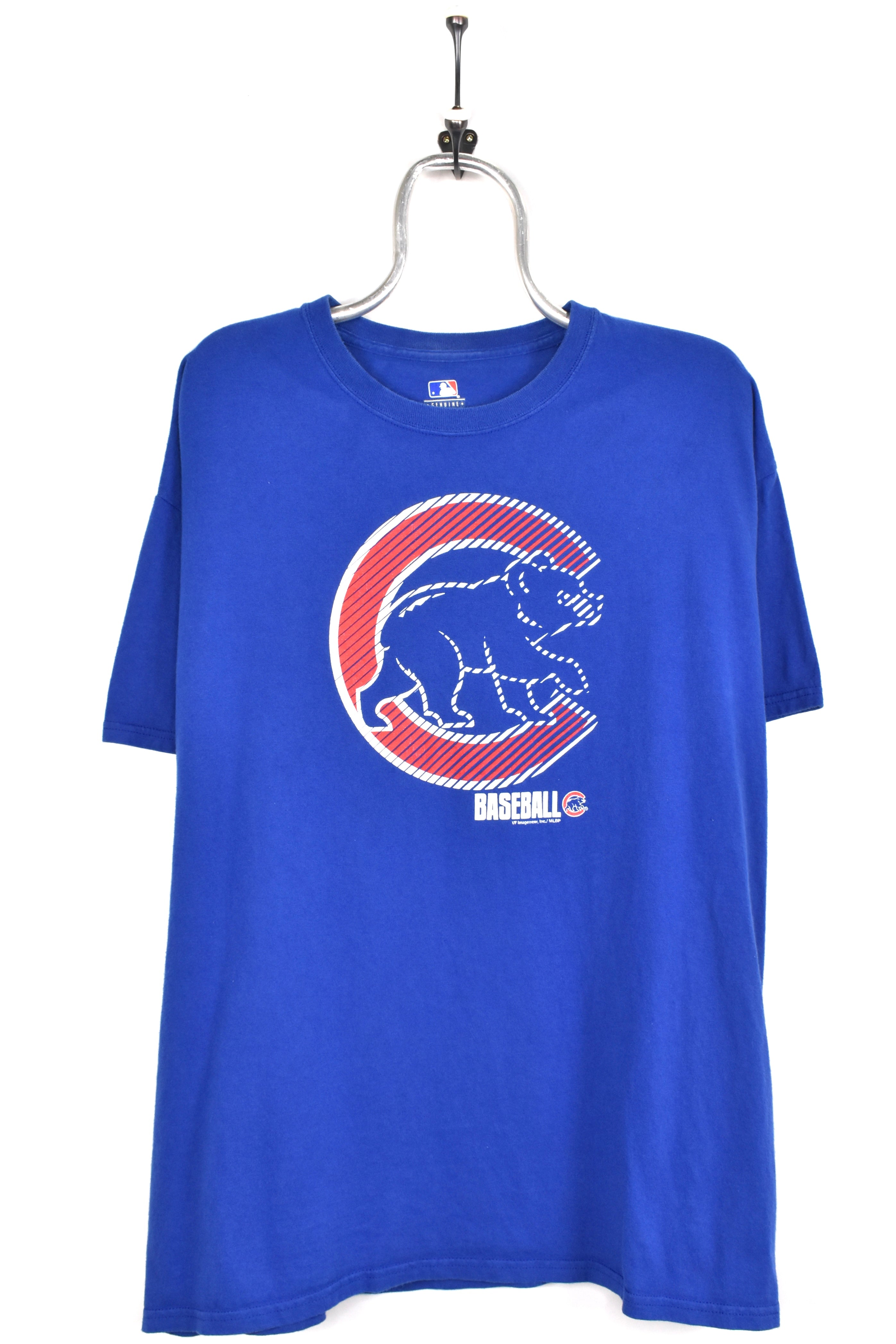 Modern Chicago Cubs shirt, MLB blue graphic tee - AU Large PRO SPORT