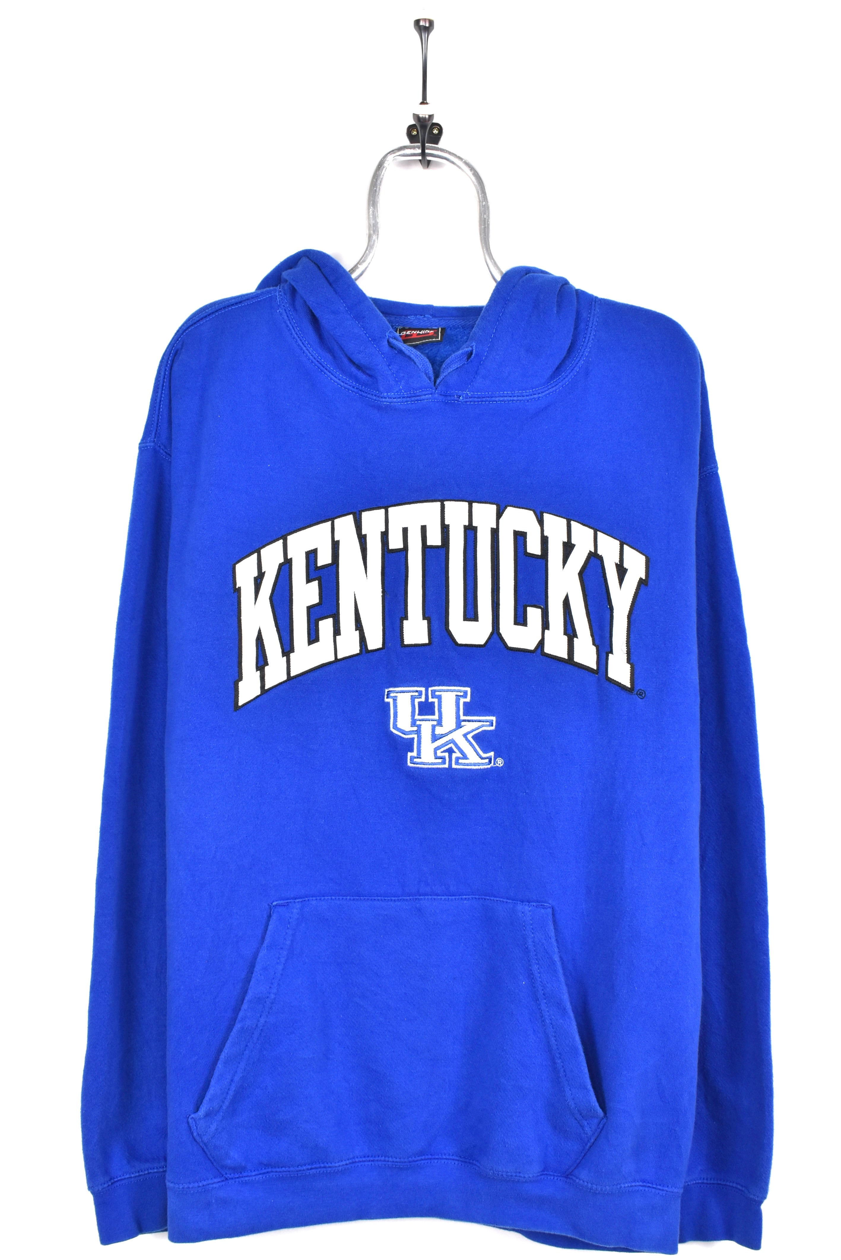 Vintage University of Kentucky hoodie, blue embroidered sweatshirt - AU XL COLLEGE