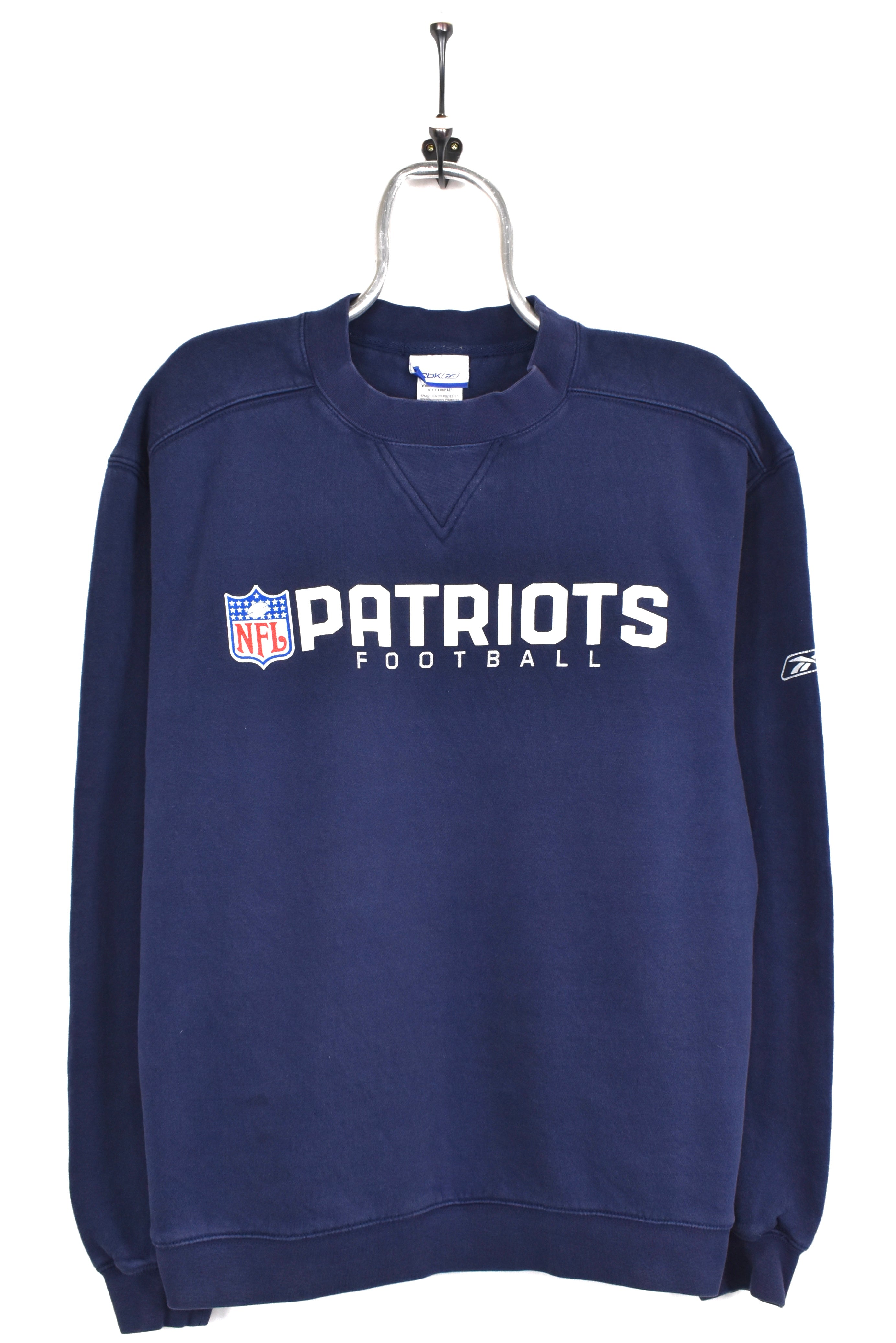 Vintage New England Patriots sweatshirt, blue NFL graphic crewneck - AU Large PRO SPORT