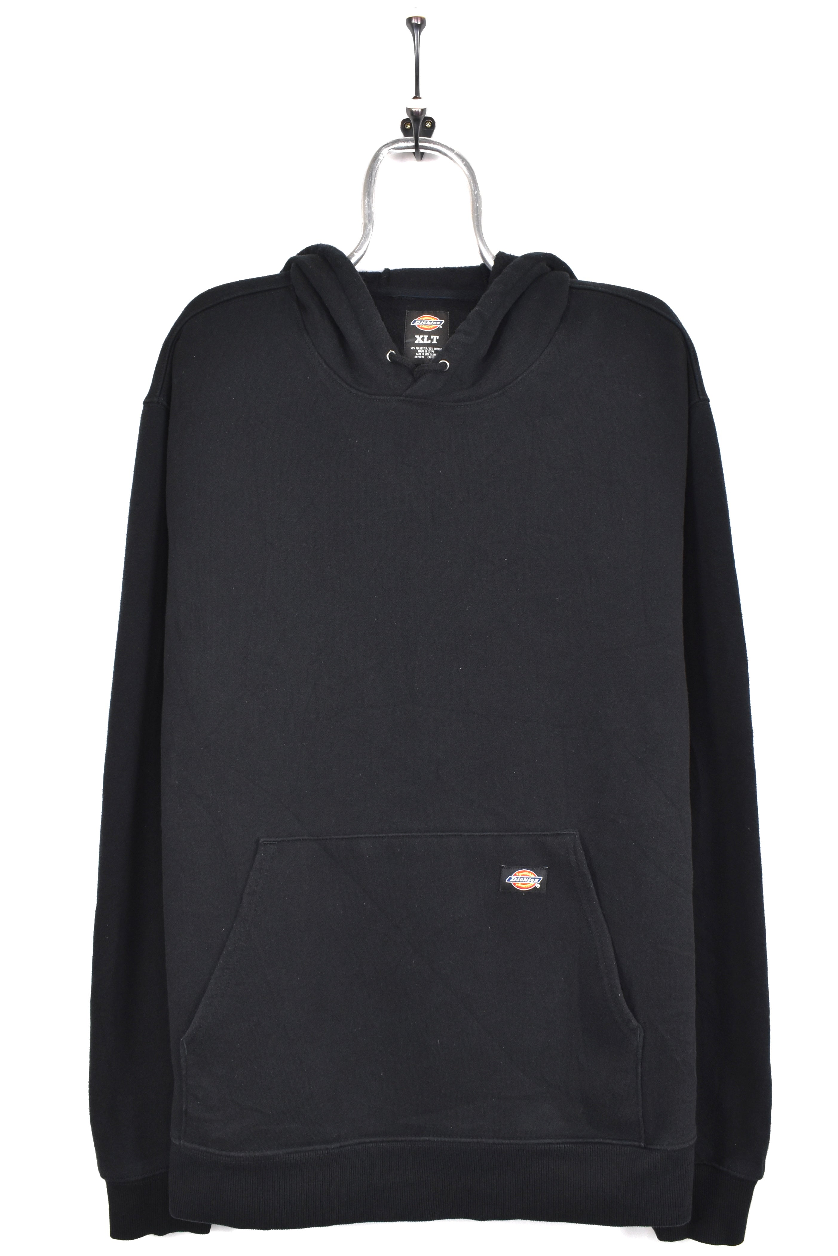 Vintage Dickies hoodie, black basic sweatshirt - AU XL DICKIES