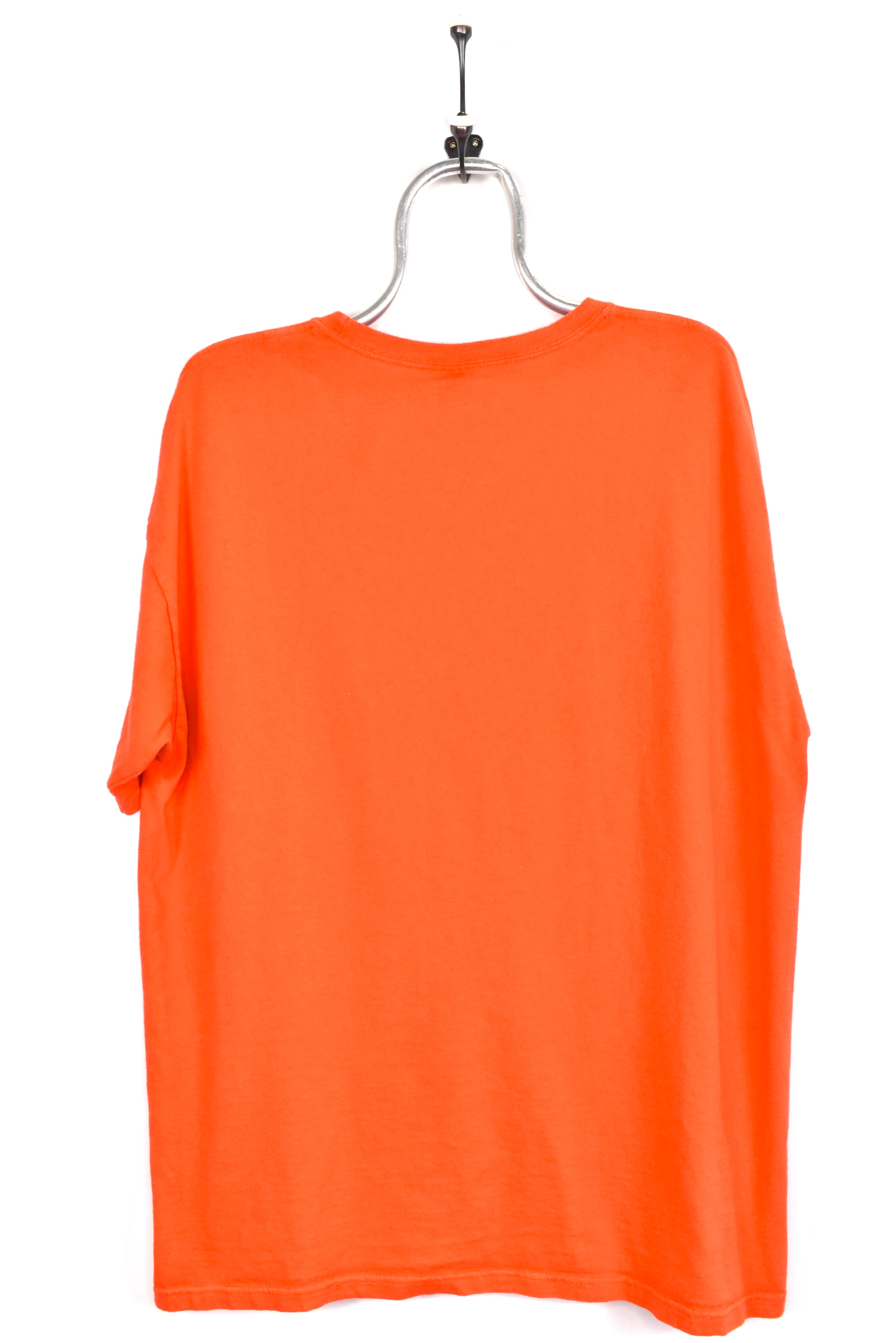Modern Auburn University shirt, orange graphic tee - AU Large COLLEGE