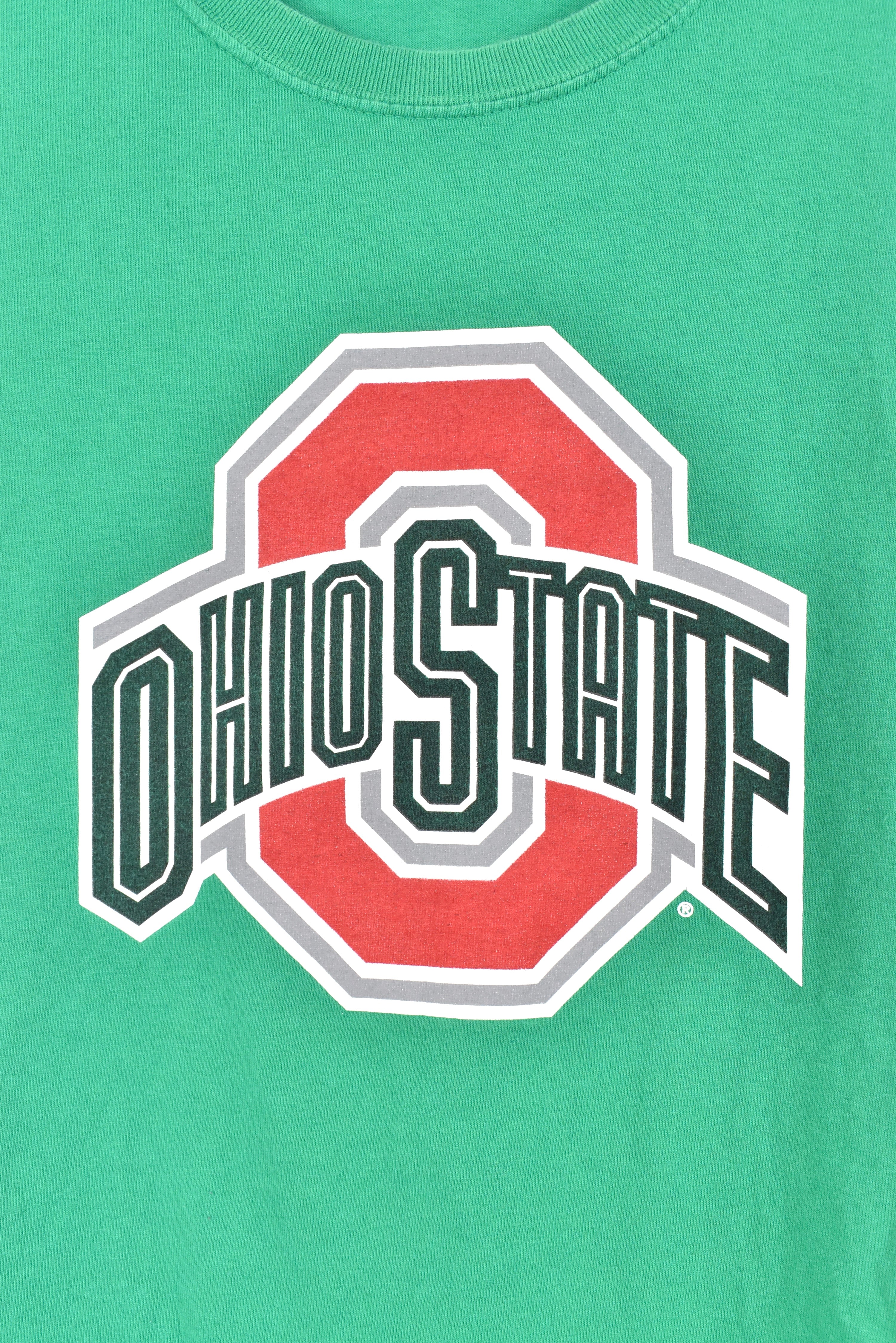 Vintage Ohio State University shirt, green graphic tee - AU XXL COLLEGE