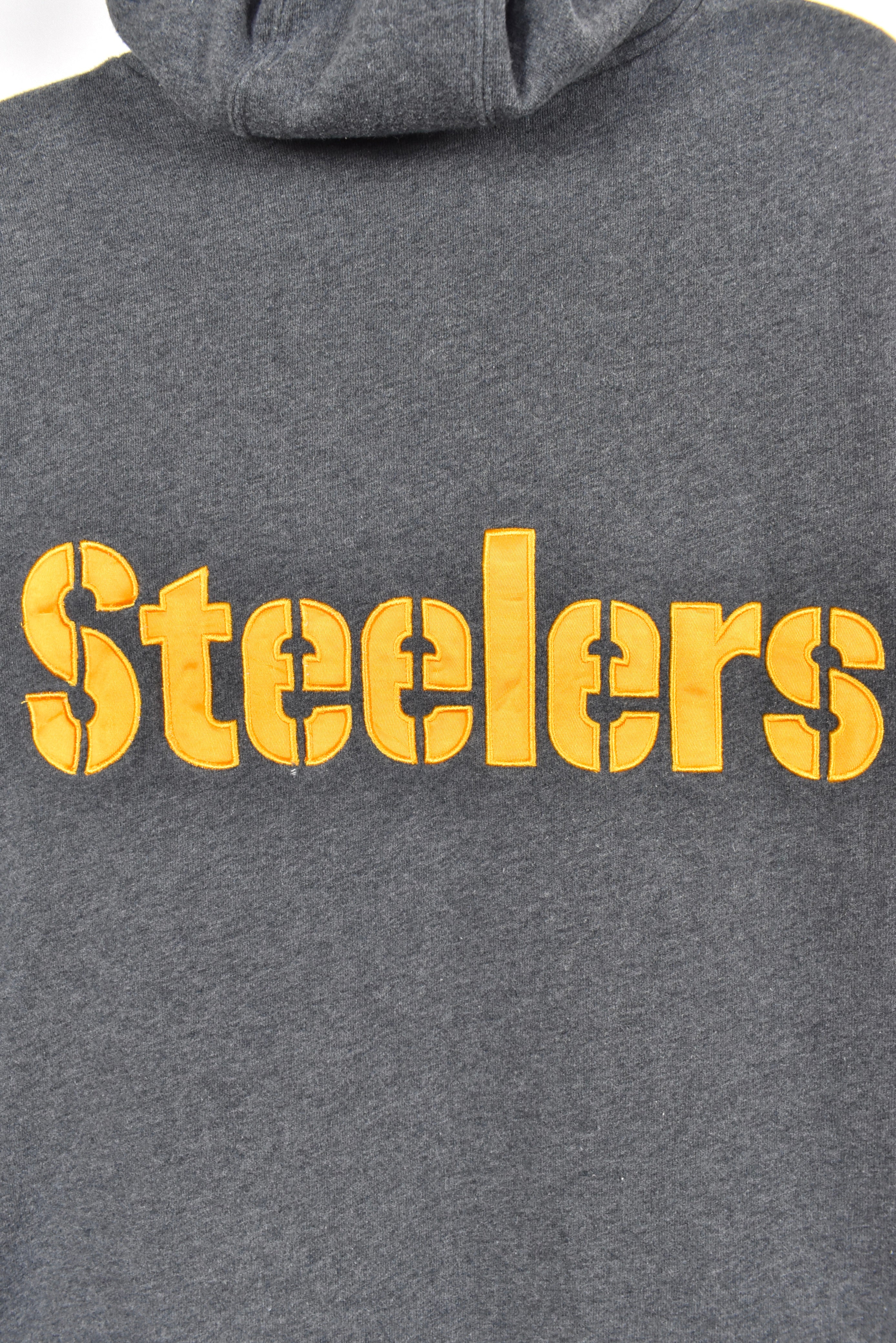 Gray best sale steelers hoodie