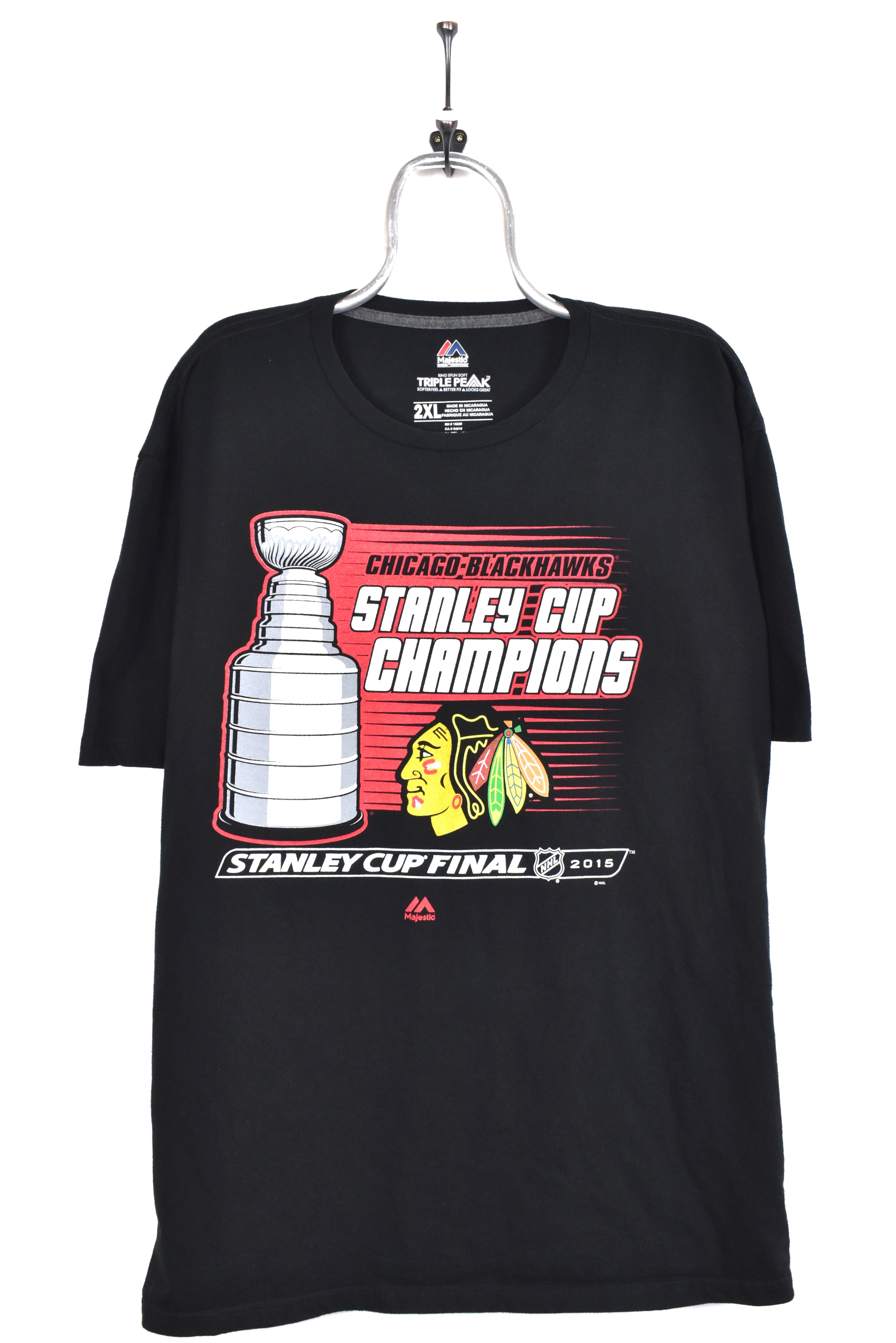 Modern Chicago Blackhawks shirt, NHL 2015 Stanley Cup graphic tee - AU XXL PRO SPORT