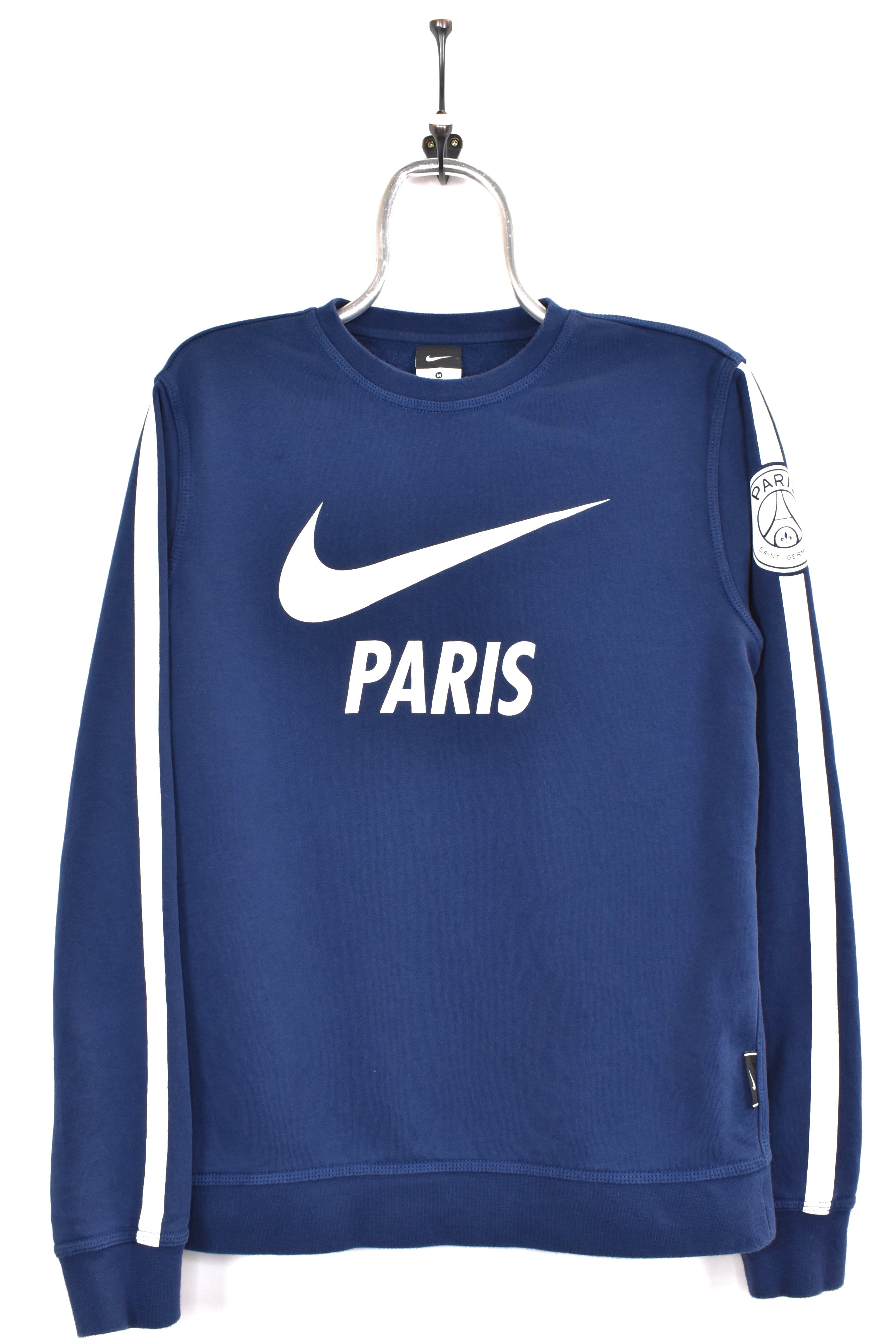 Vintage Nike sweatshirt, blue Paris graphic crewneck - AU Medium NIKE