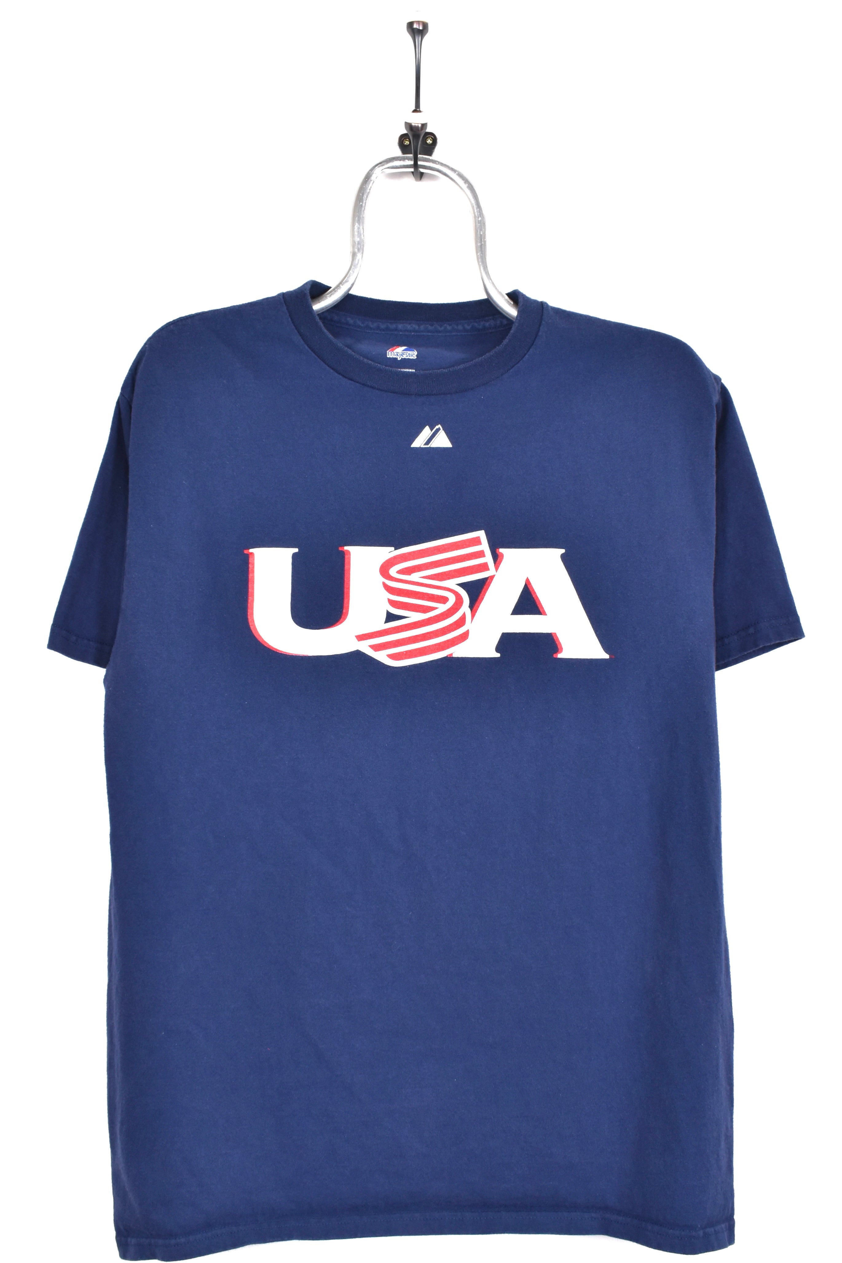 Vintage MLB shirt, USA Jeter navy blue graphic tee - AU Medium PRO SPORT